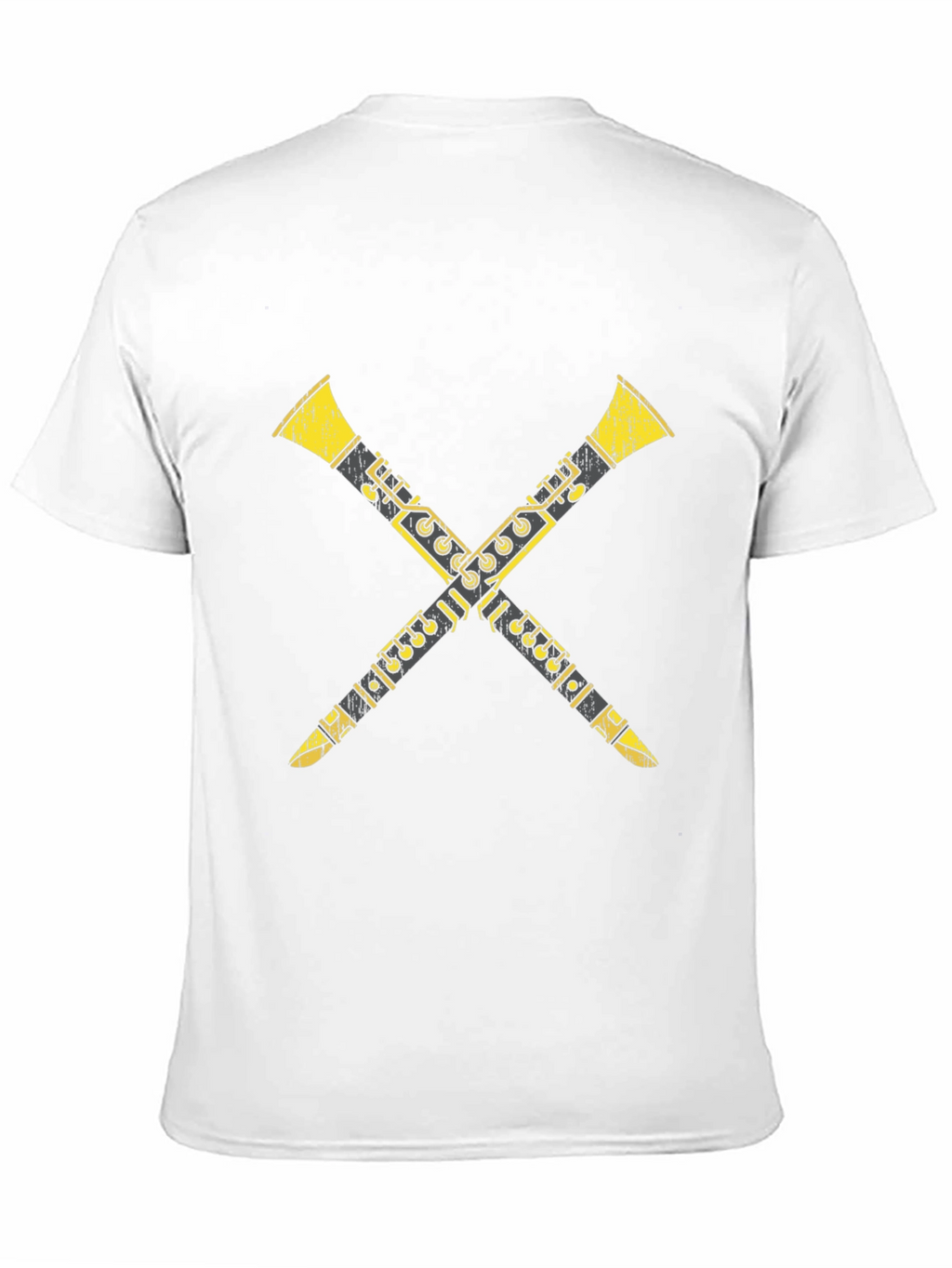 Crossed Clarinets Graphic Tee - Musicians T-Shirt
