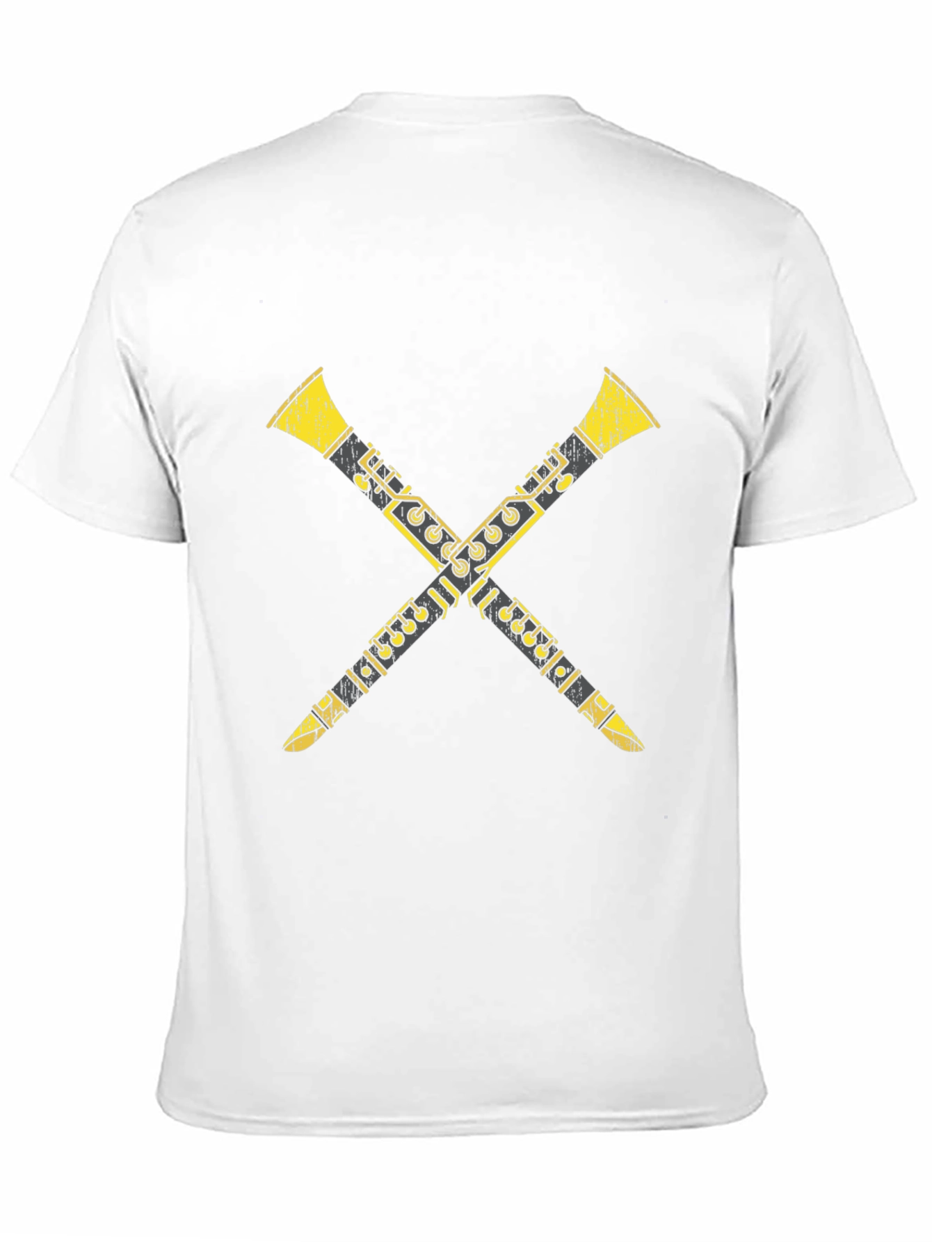 Crossed Clarinets Graphic Tee - Musicians T-Shirt