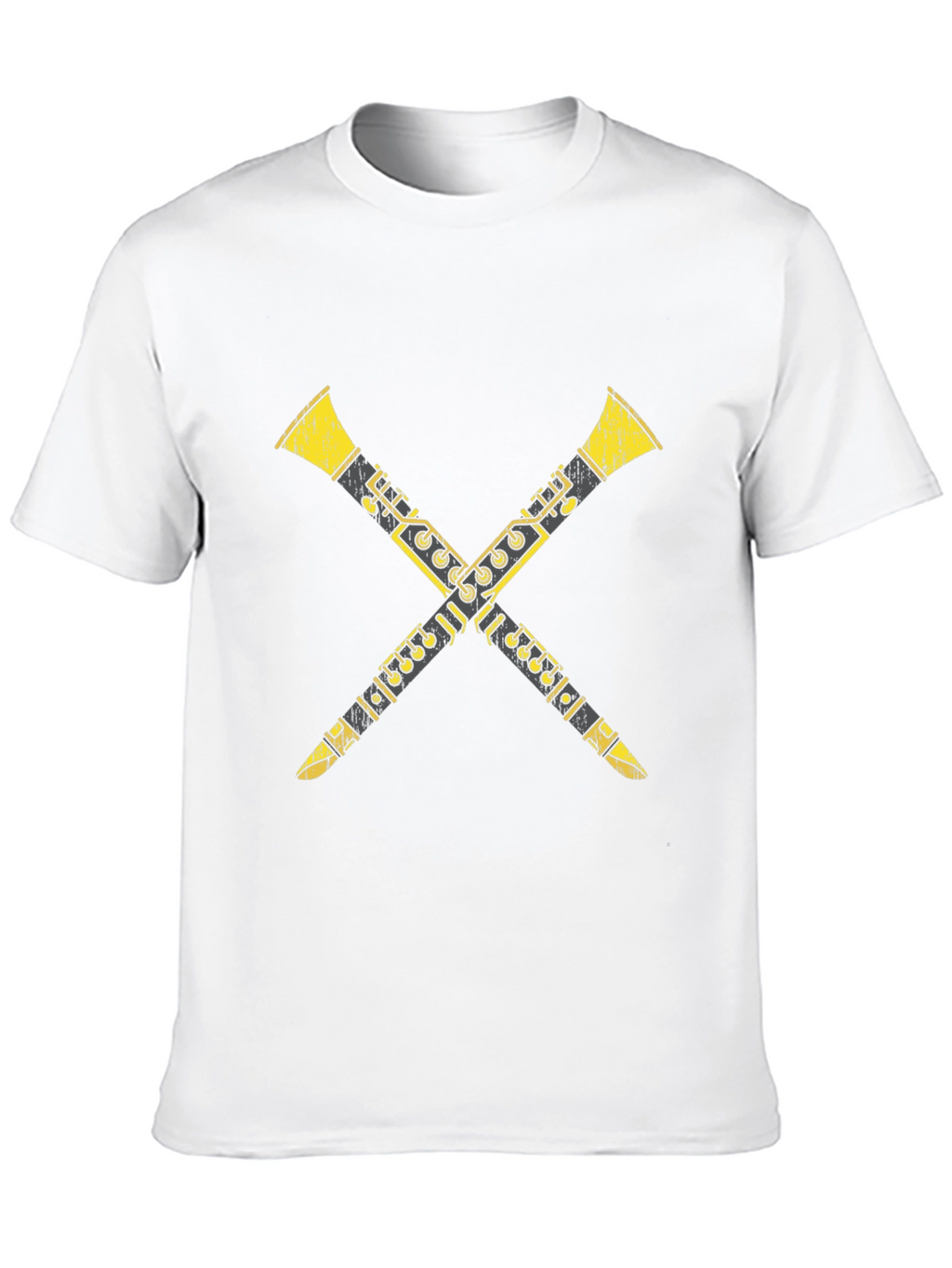 Crossed Clarinets Graphic Tee - Musicians T-Shirt