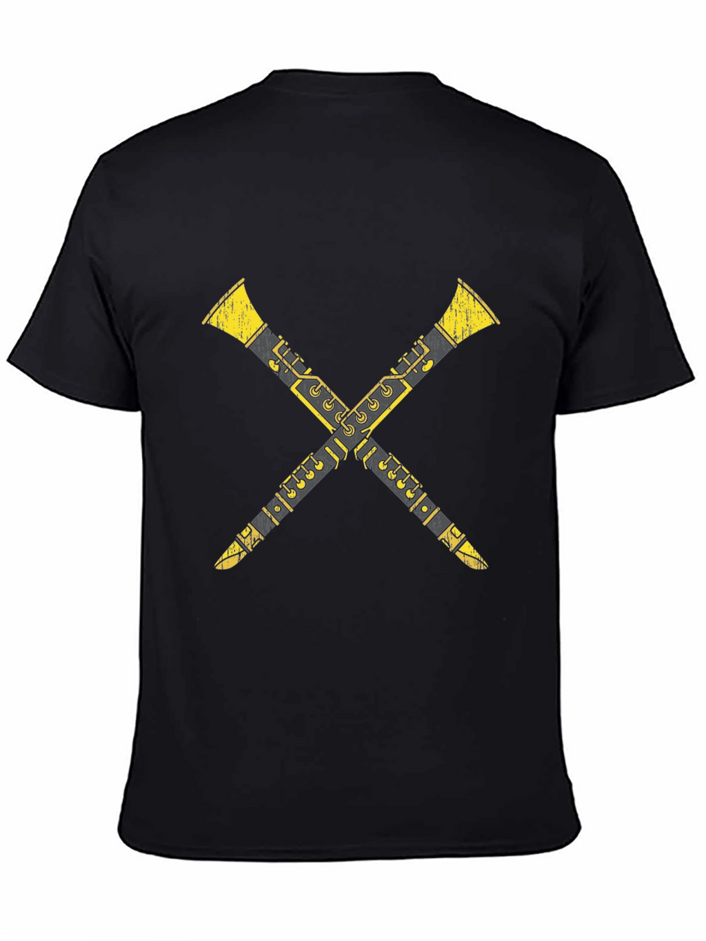 Crossed Clarinets Graphic Tee - Musicians T-Shirt