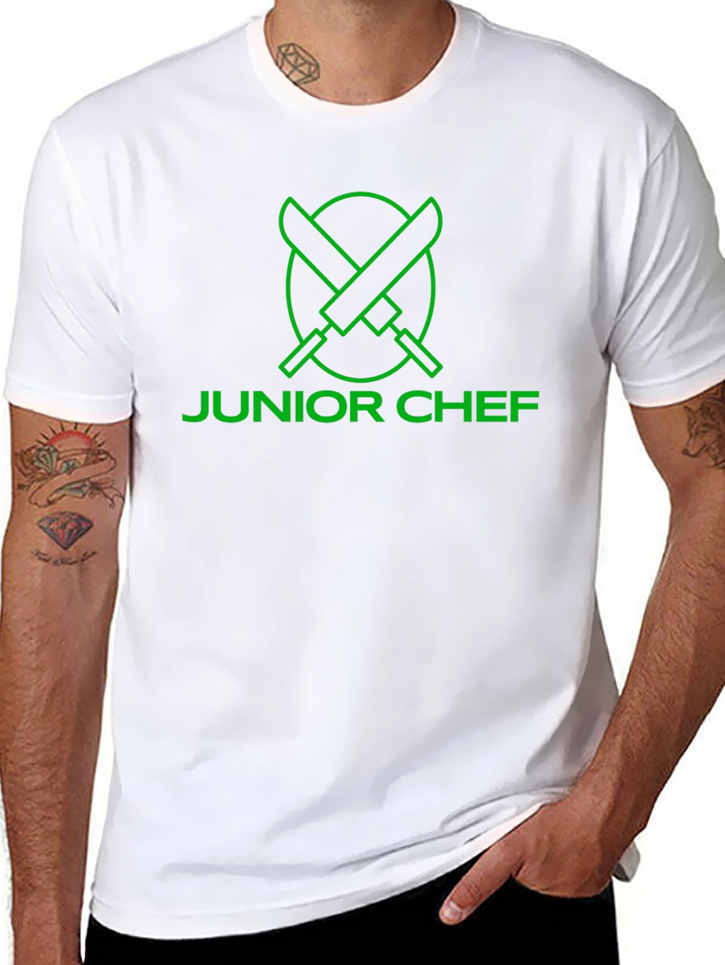 Junior Chef Black T-Shirt - Culinary Apprentice