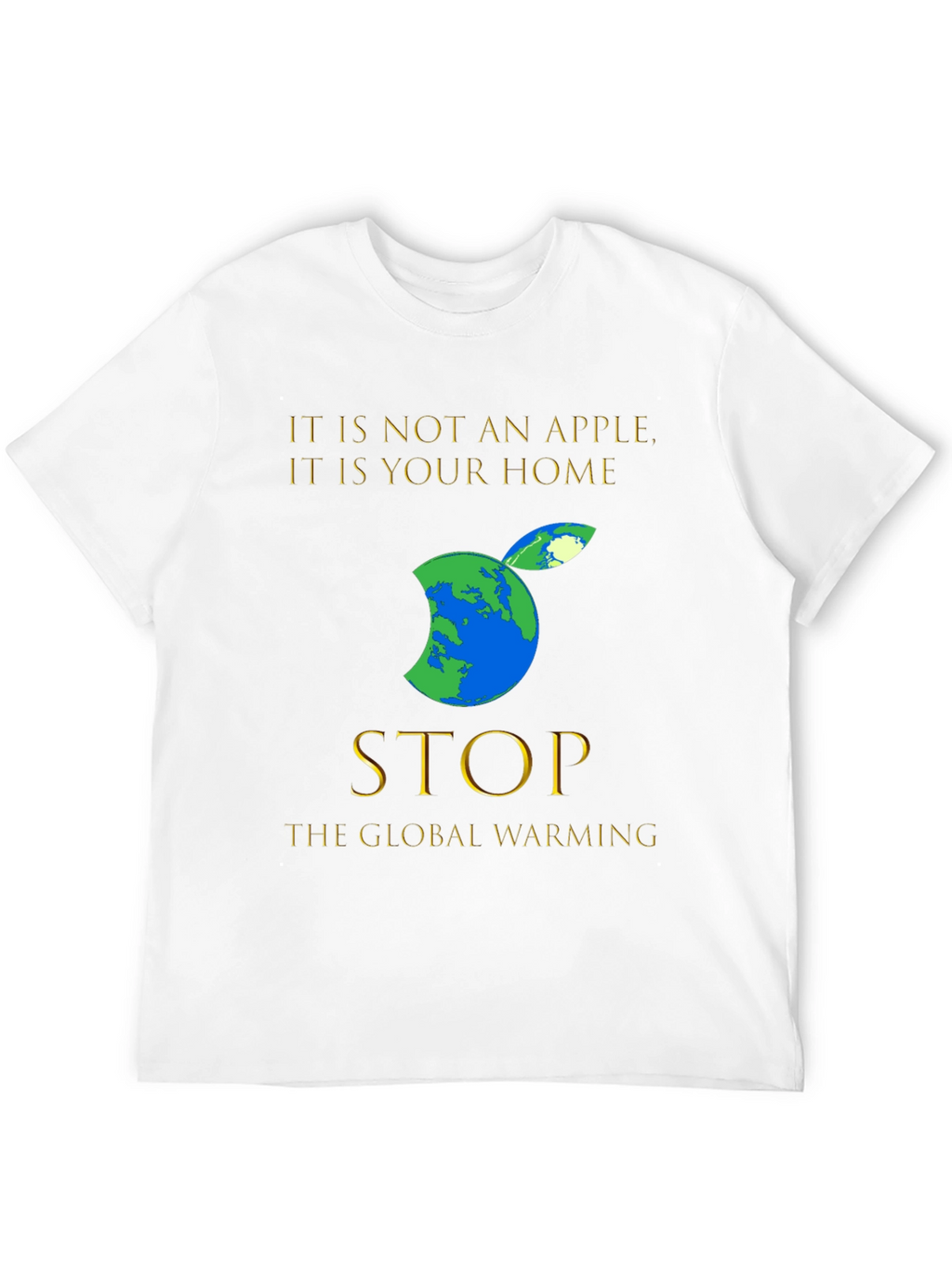 Earth Apple T-Shirt: Stop Global Warming Tee