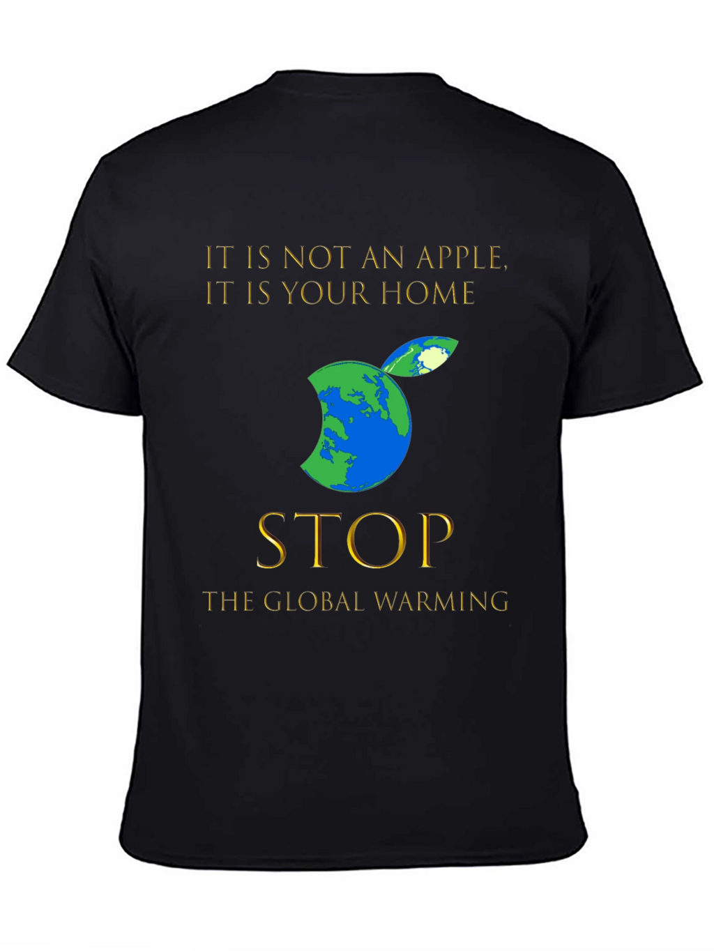 Earth Apple T-Shirt: Stop Global Warming Tee