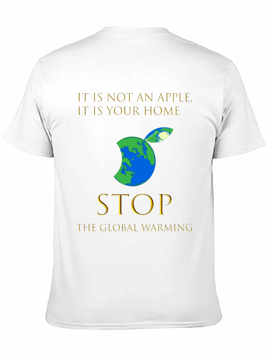 Earth Apple T-Shirt: Stop Global Warming Tee