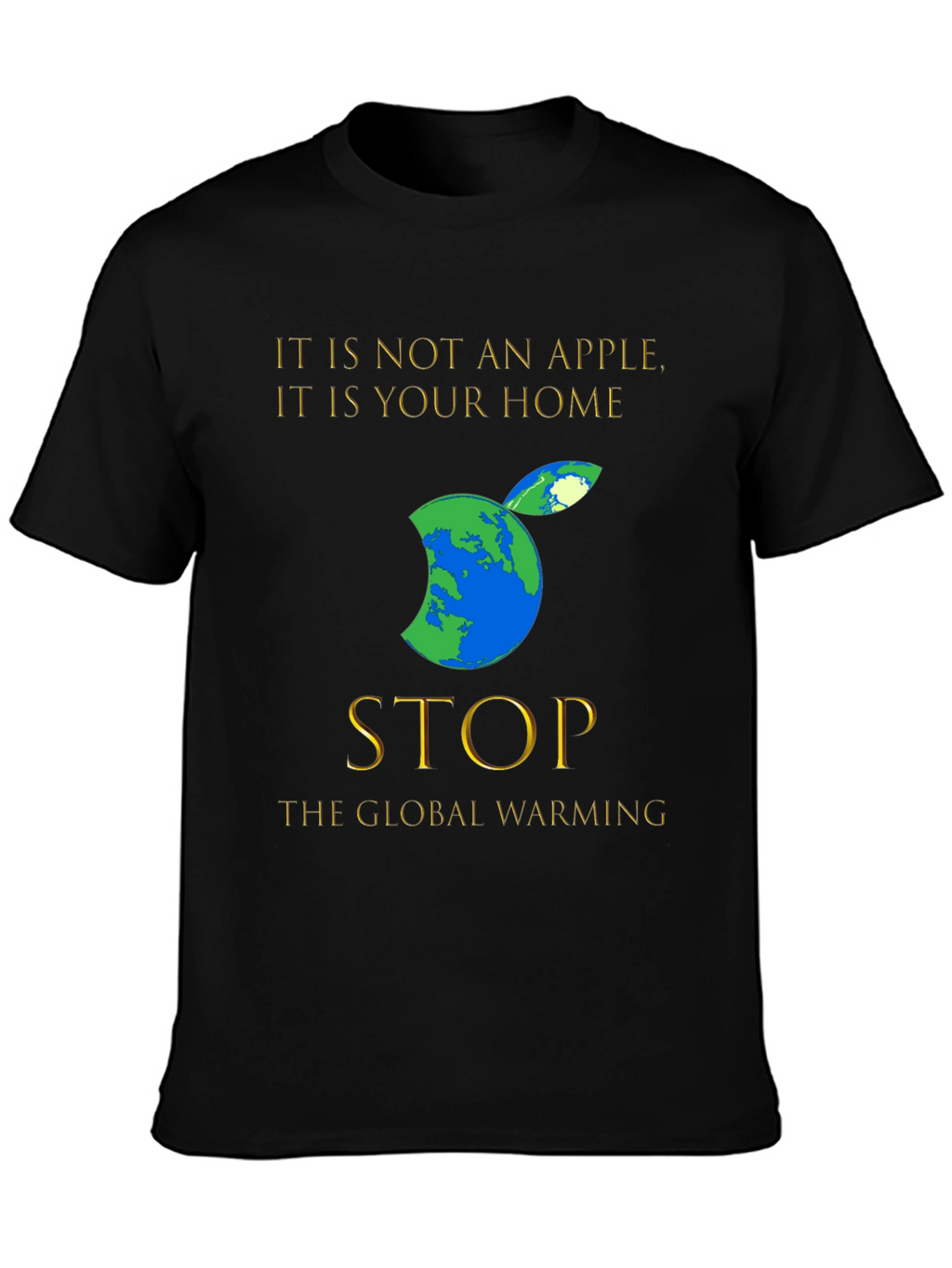 Earth Apple T-Shirt: Stop Global Warming Tee