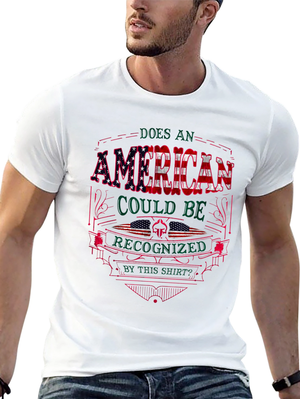 American Pride T-Shirt Patriotic USA Flag Graphic Tee