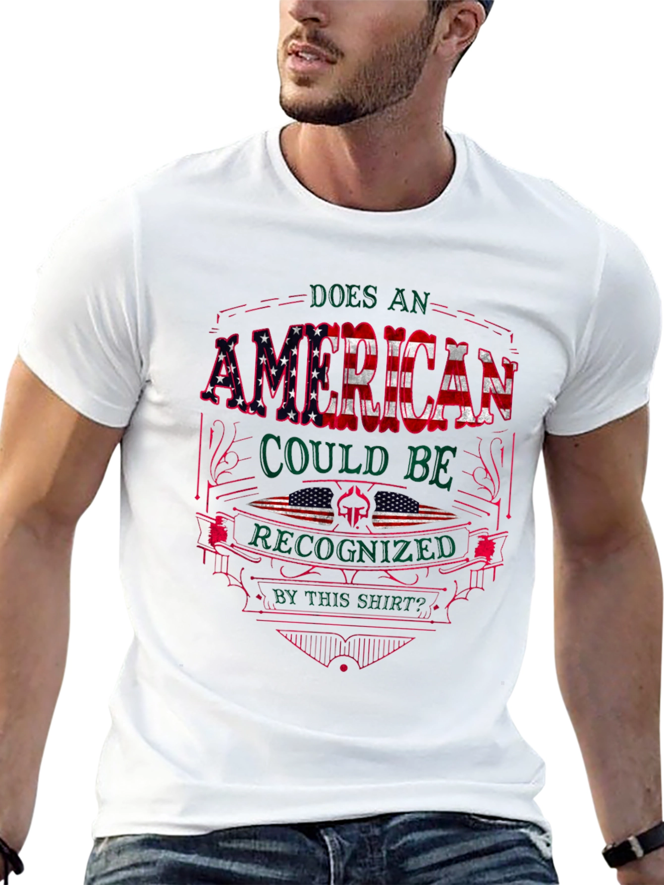 American Pride T-Shirt Patriotic USA Flag Graphic Tee