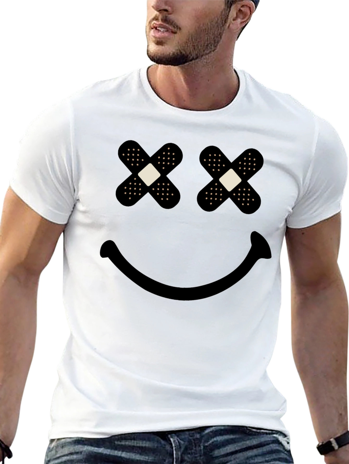Bandage Eyes Graphic T-Shirt