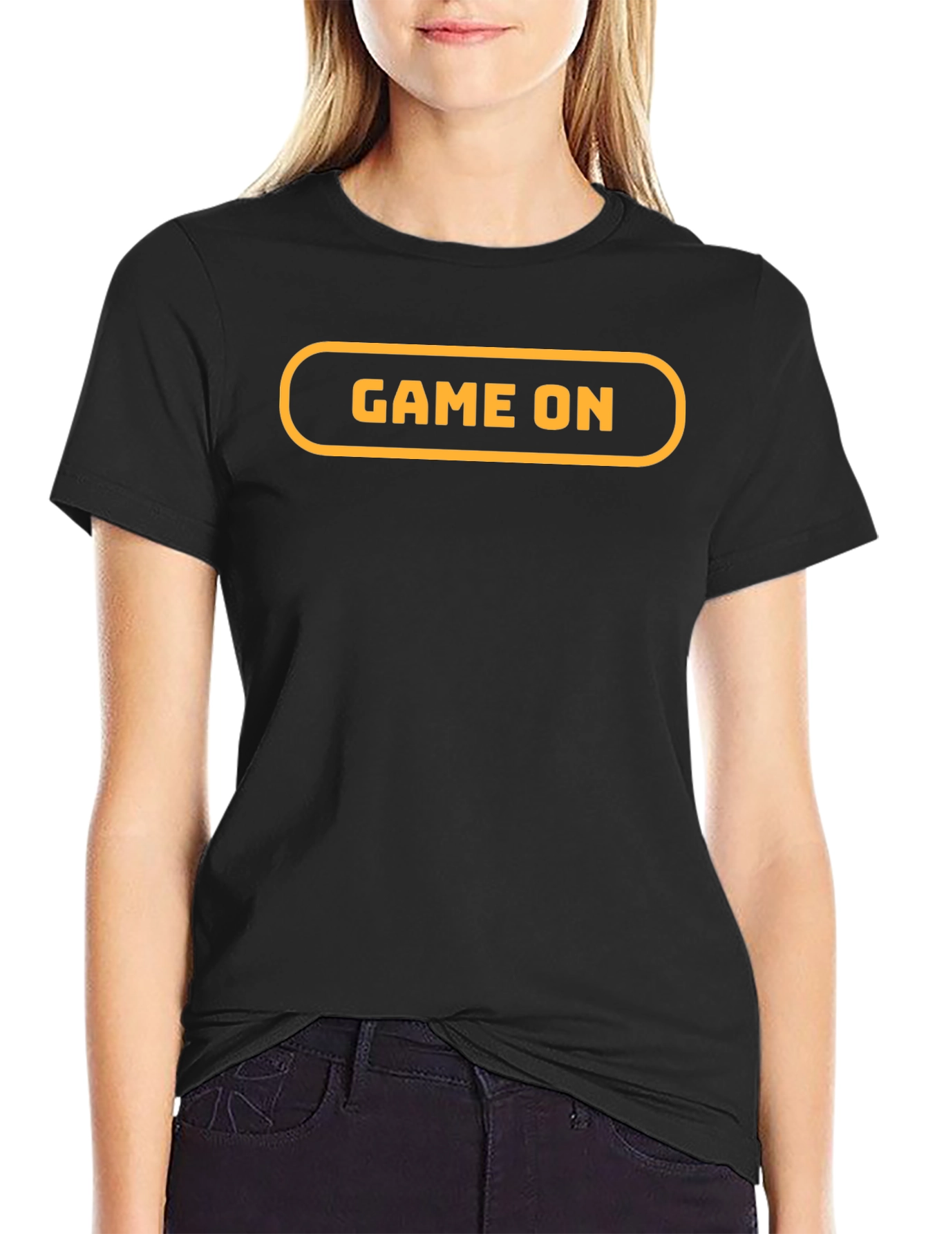 Game On Black T-Shirt - Gamer Style