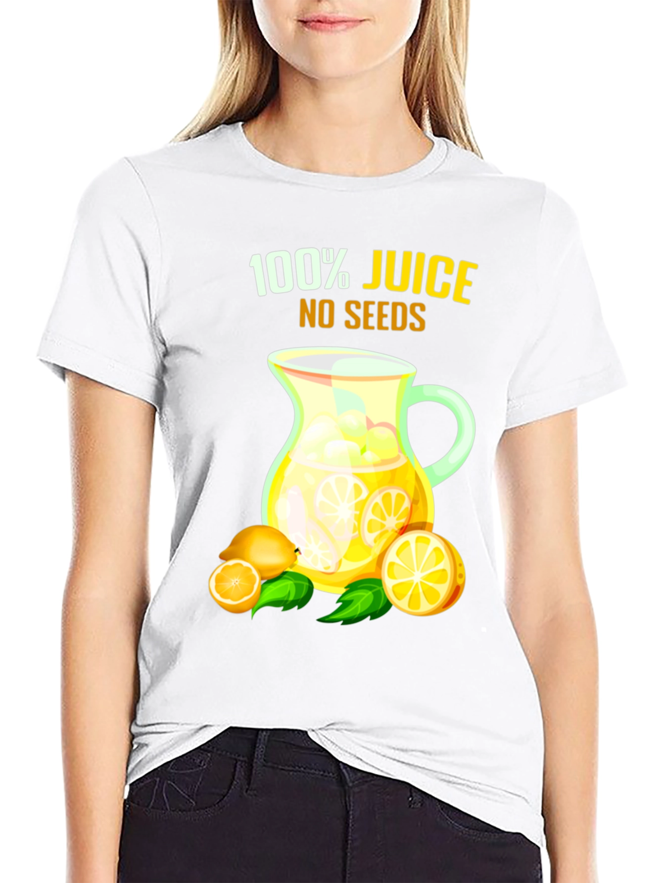 100% Juice No Seeds Graphic Tee