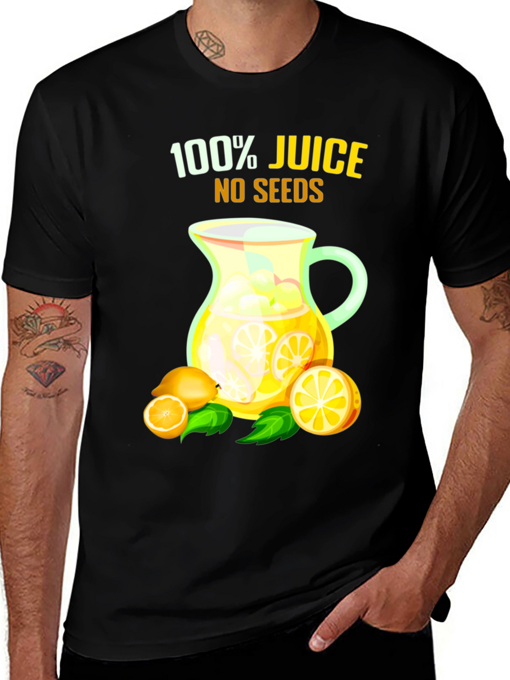 100% Juice No Seeds Graphic Tee