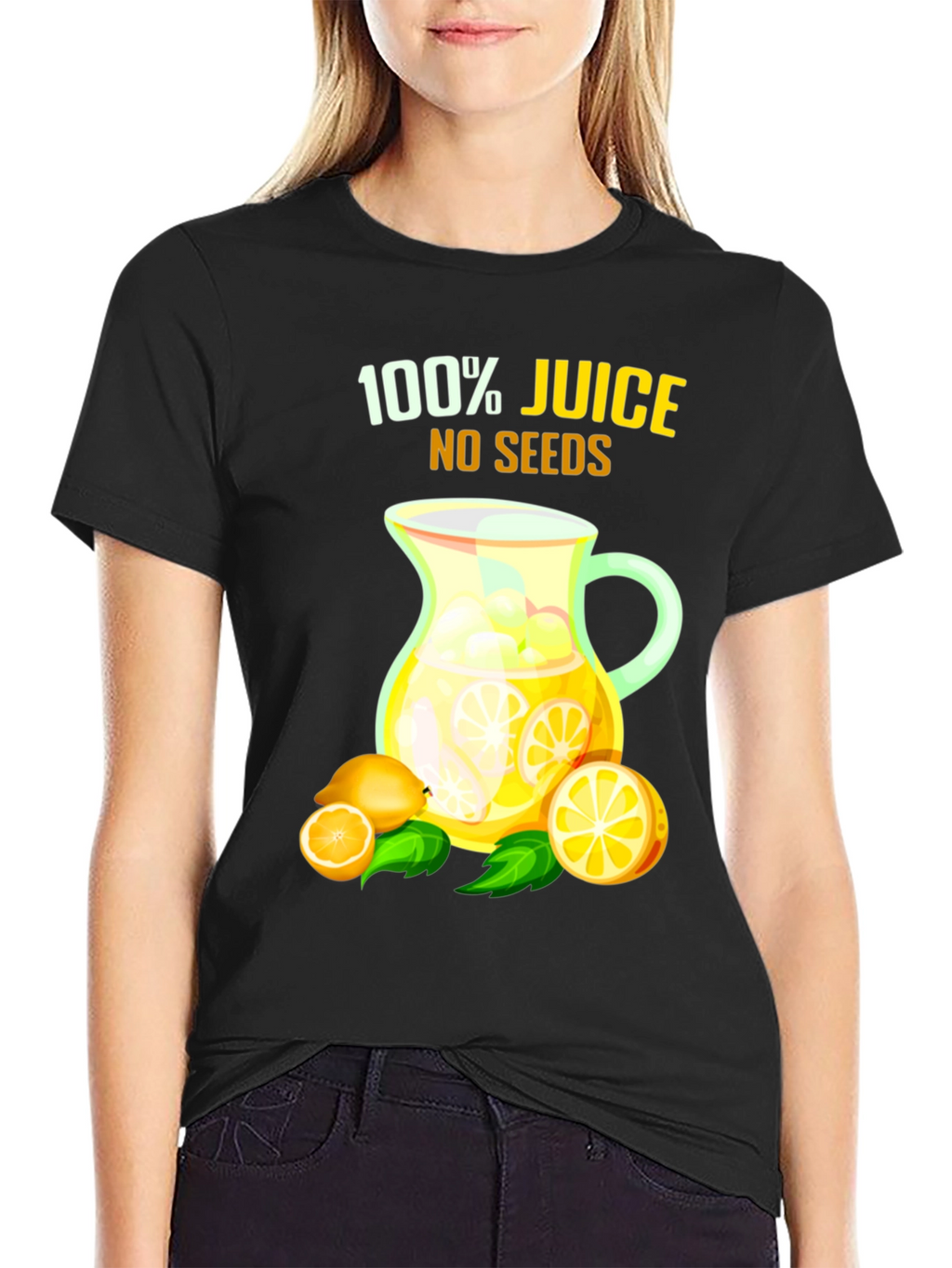 100% Juice No Seeds Graphic Tee