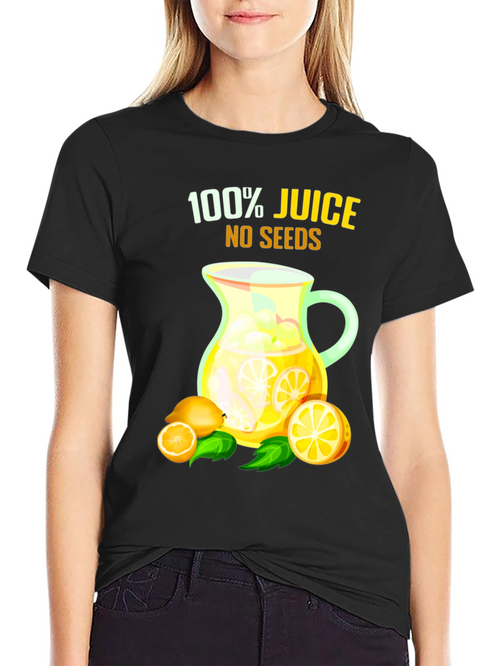 100% Juice No Seeds Graphic Tee