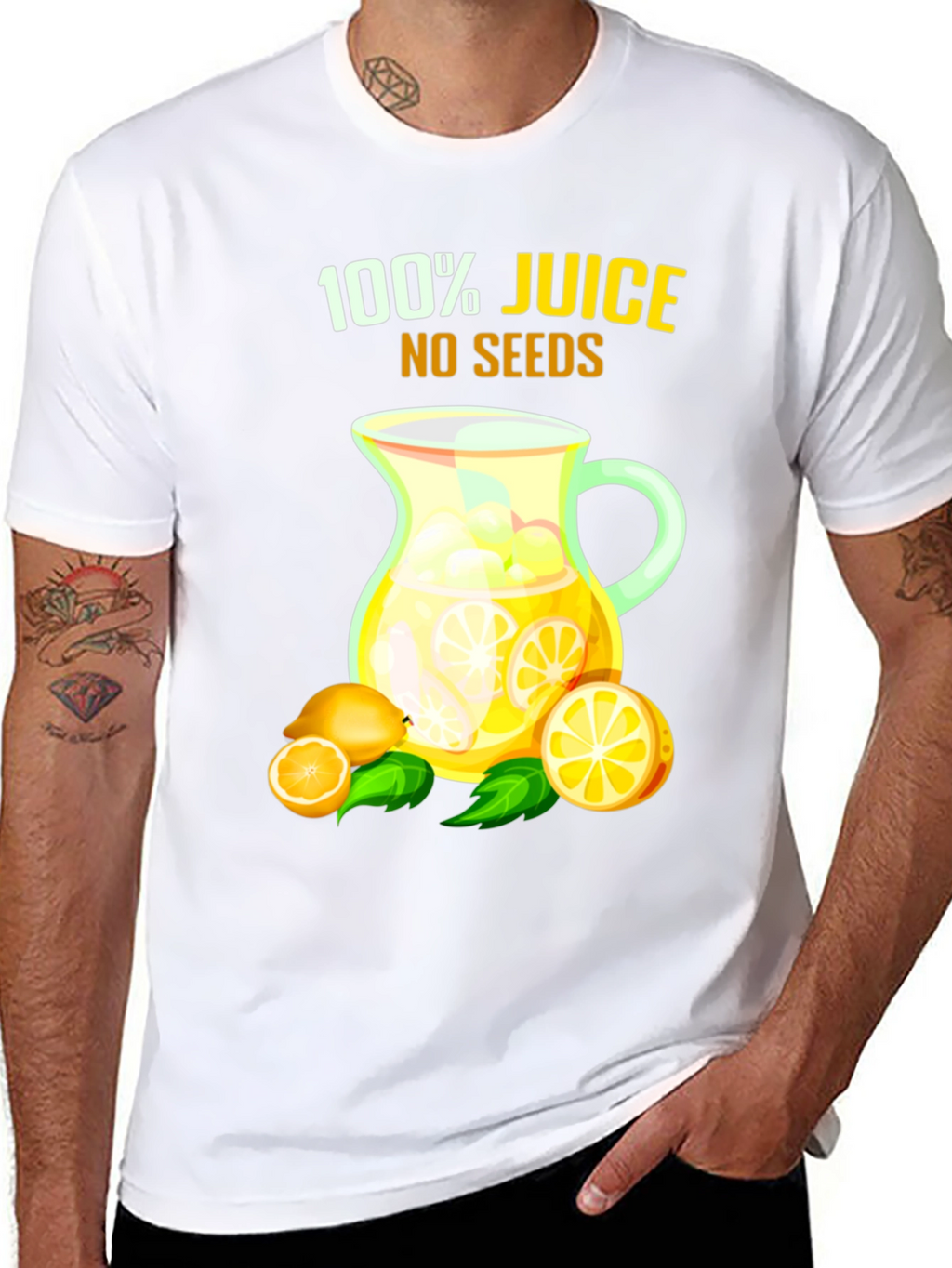 100% Juice No Seeds Graphic Tee