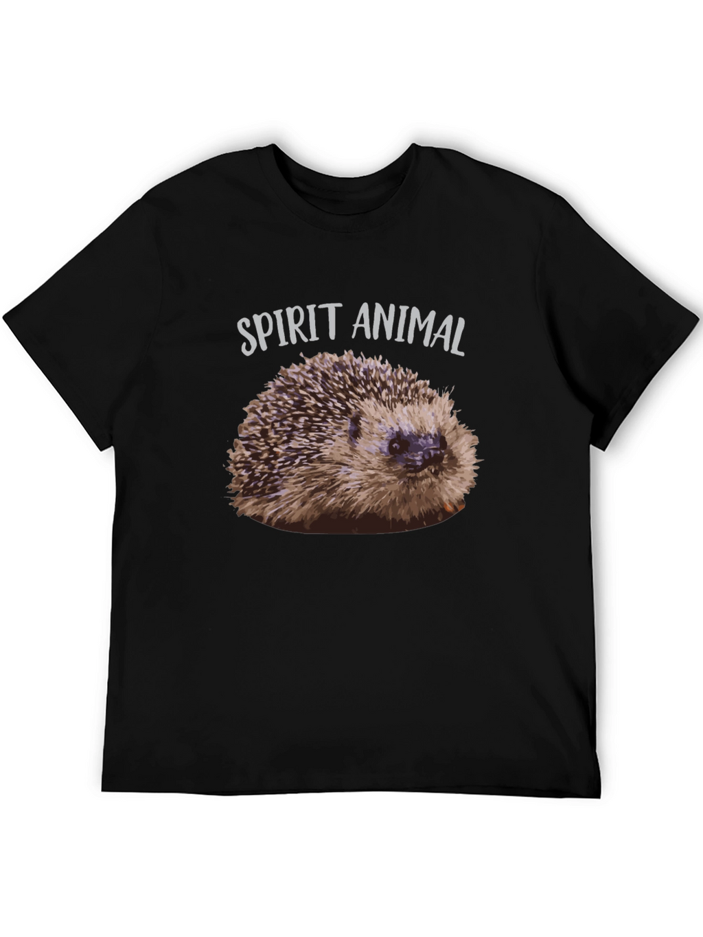 Hedgehog Spirit Animal Graphic T-Shirt