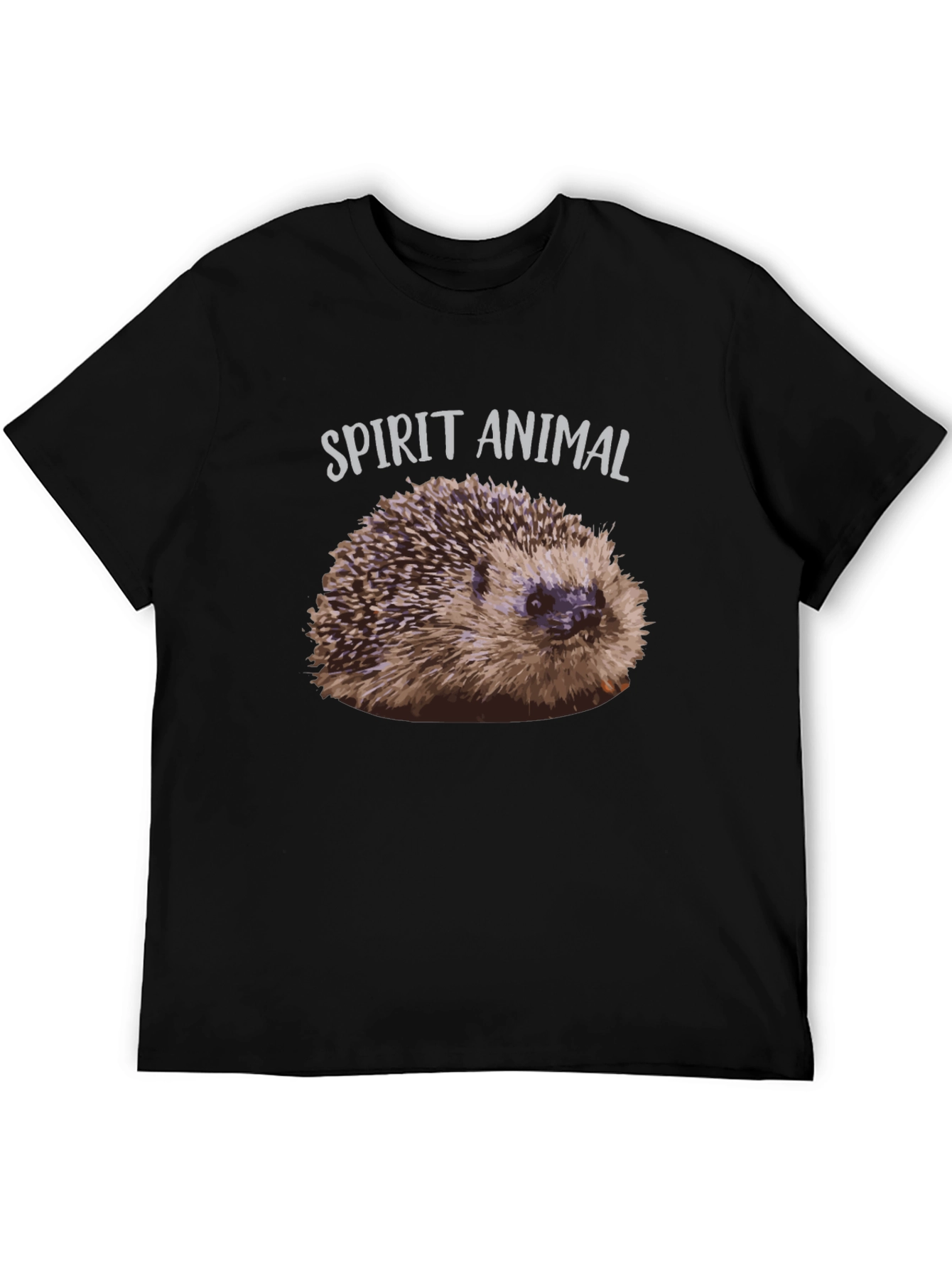 Hedgehog Spirit Animal Graphic T-Shirt
