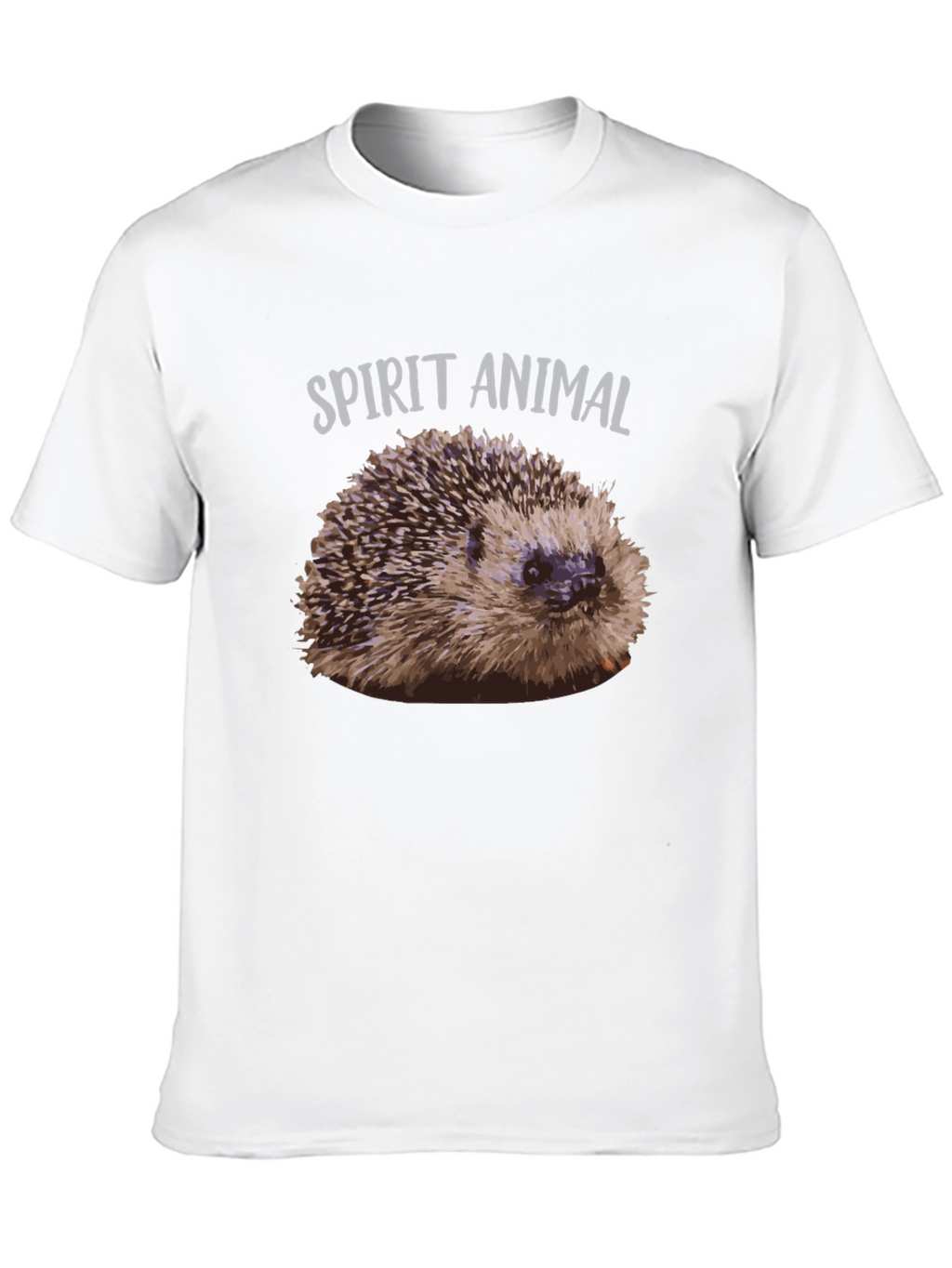 Hedgehog Spirit Animal Graphic T-Shirt