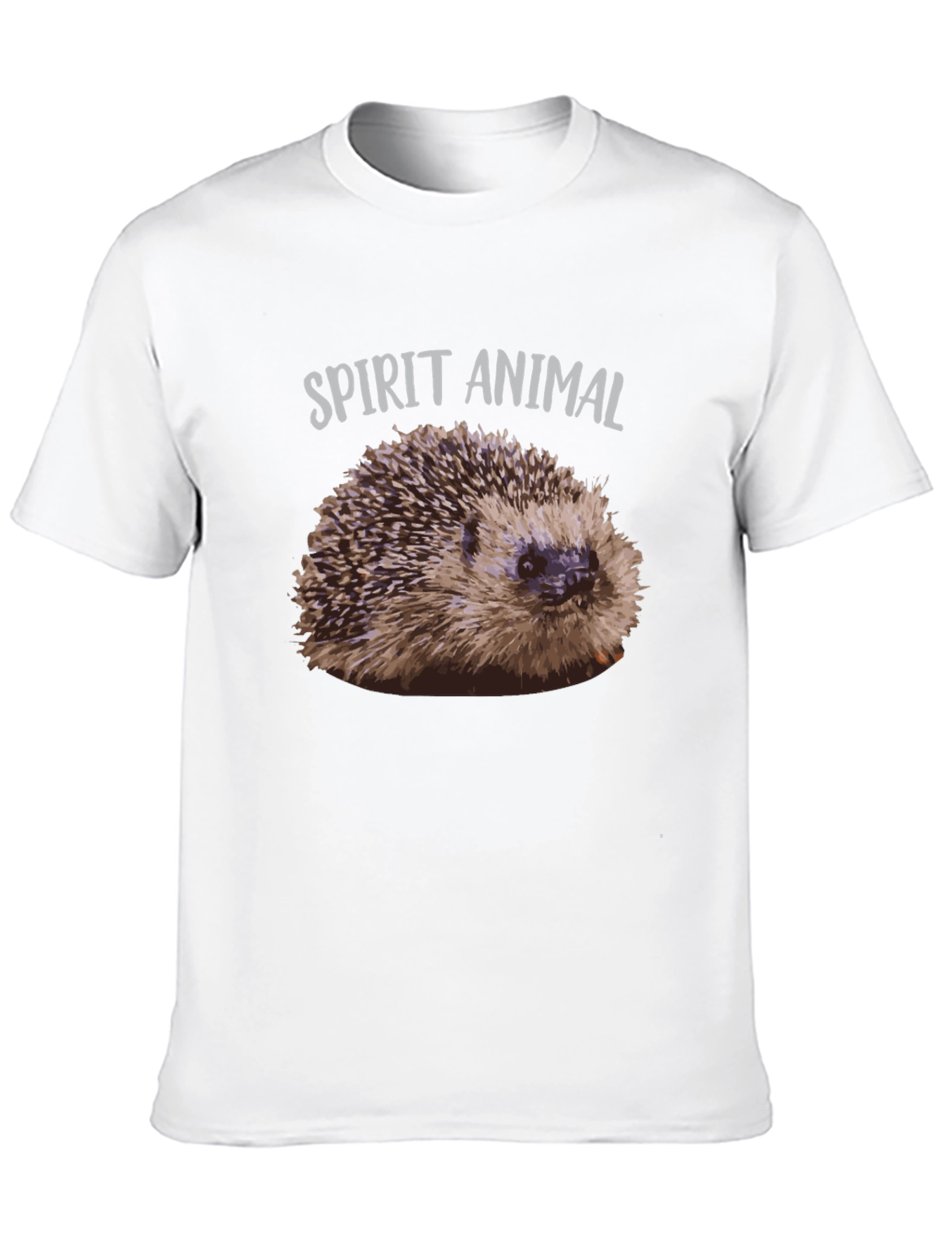 Hedgehog Spirit Animal Graphic T-Shirt