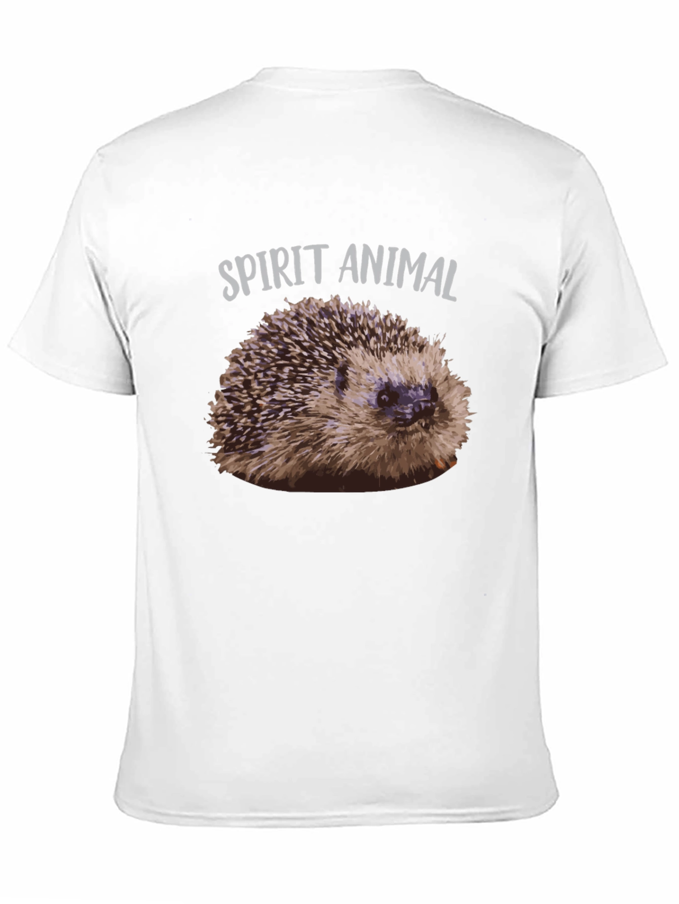 Hedgehog Spirit Animal Graphic T-Shirt