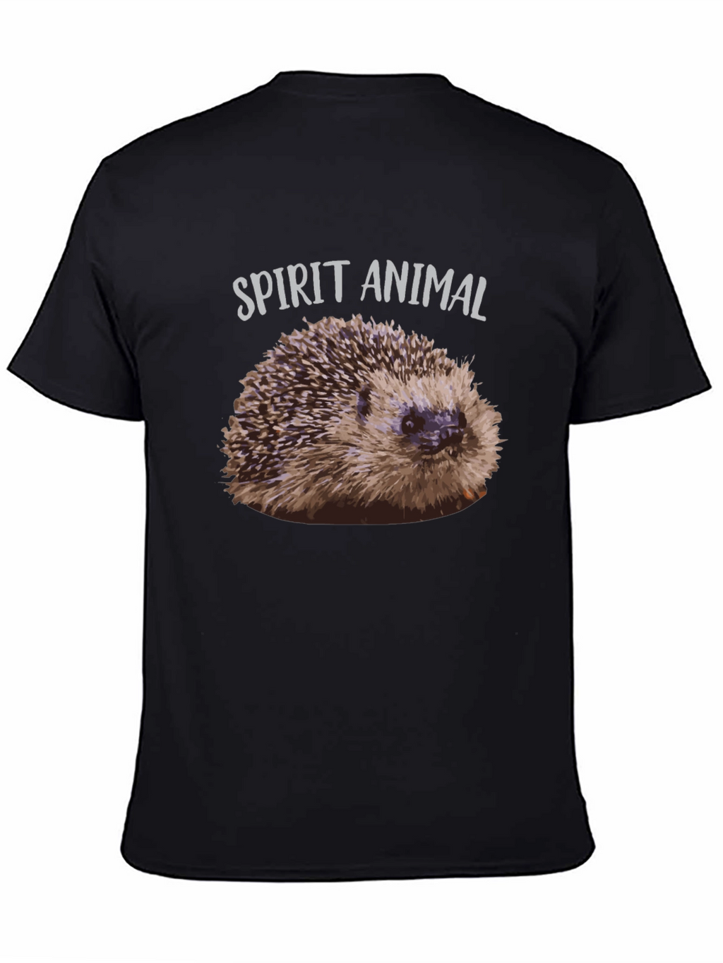 Hedgehog Spirit Animal Graphic T-Shirt