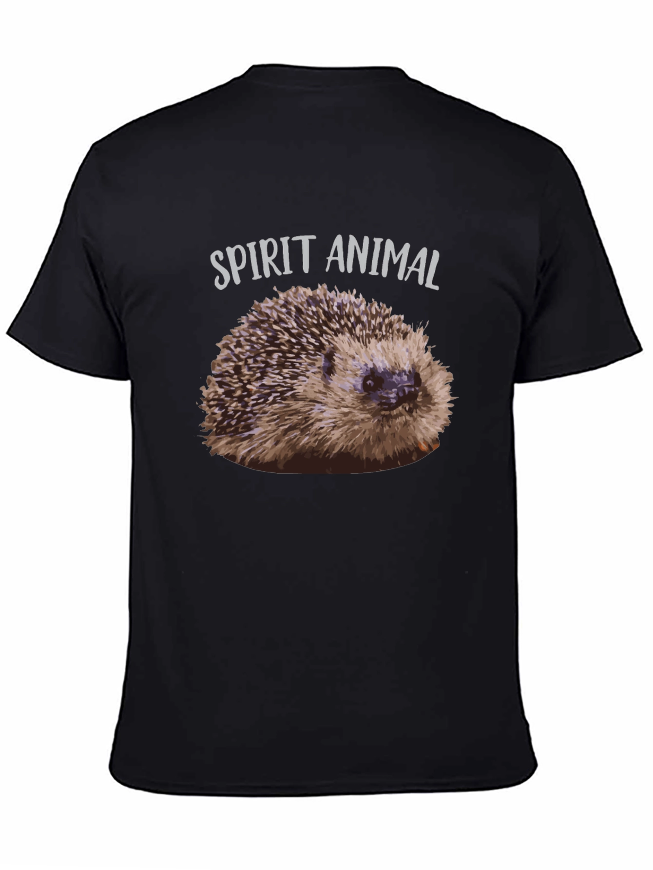 Hedgehog Spirit Animal Graphic T-Shirt
