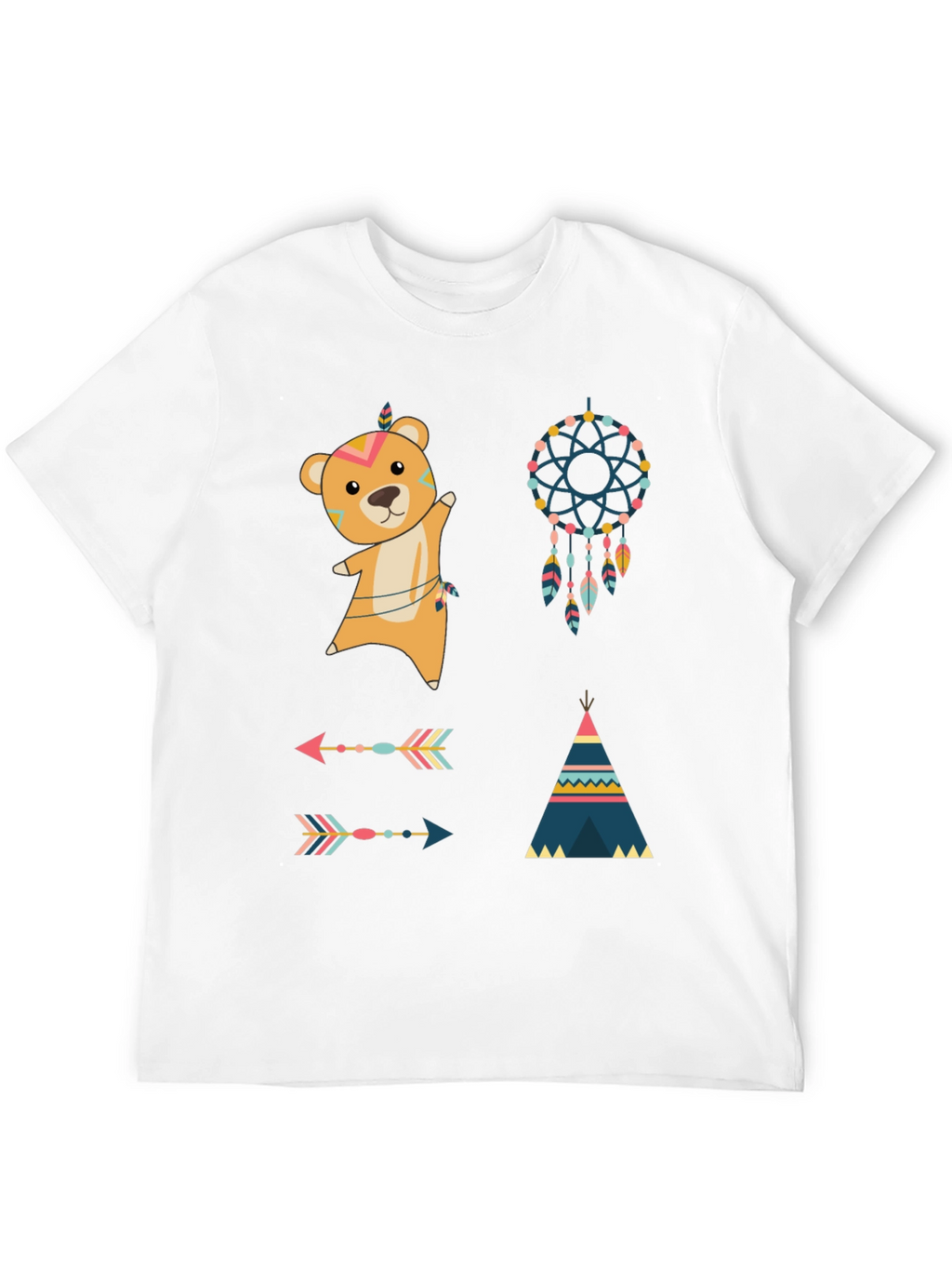 Tribal Bear Graphic Tee