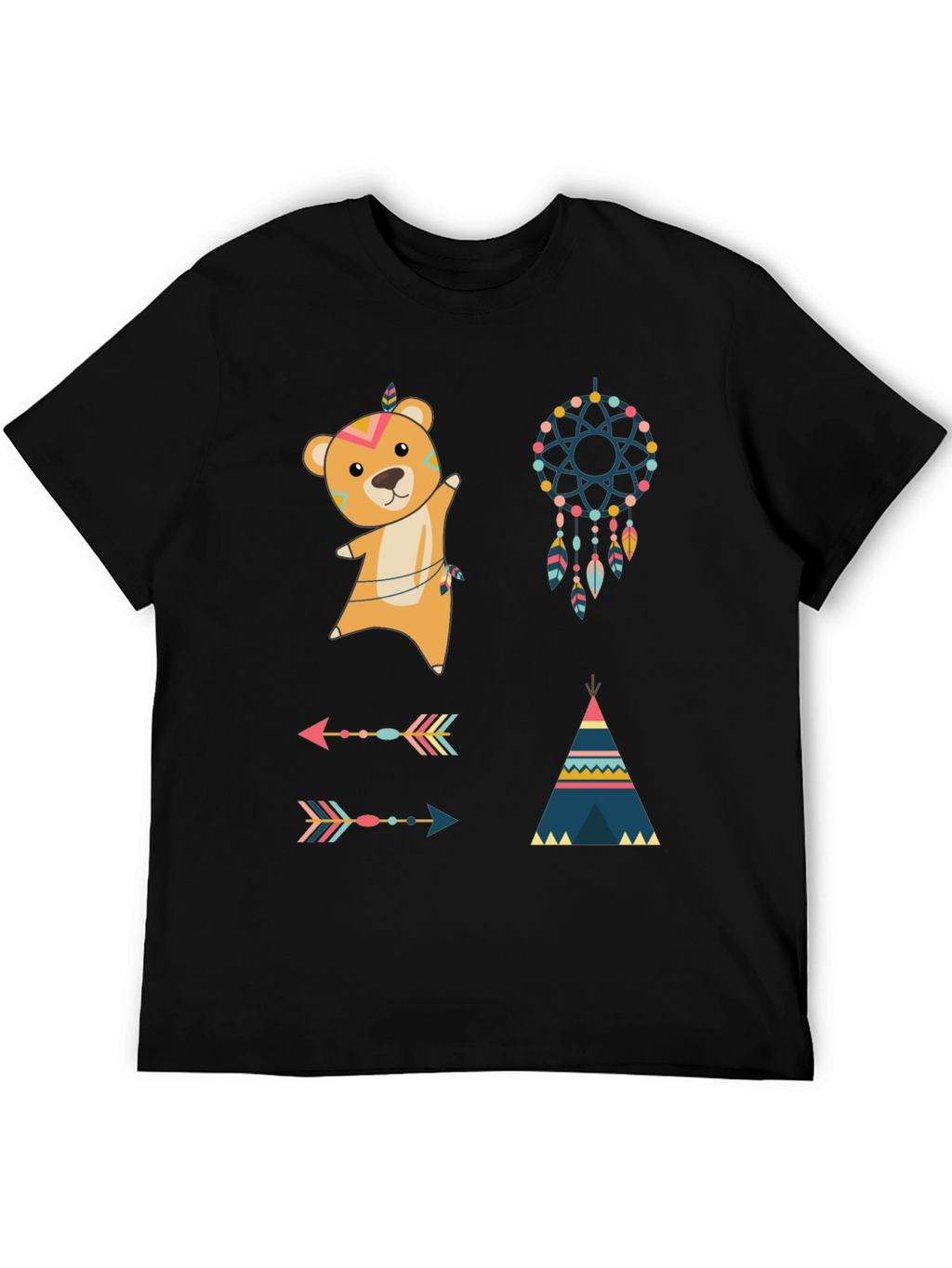 Tribal Bear Graphic Tee