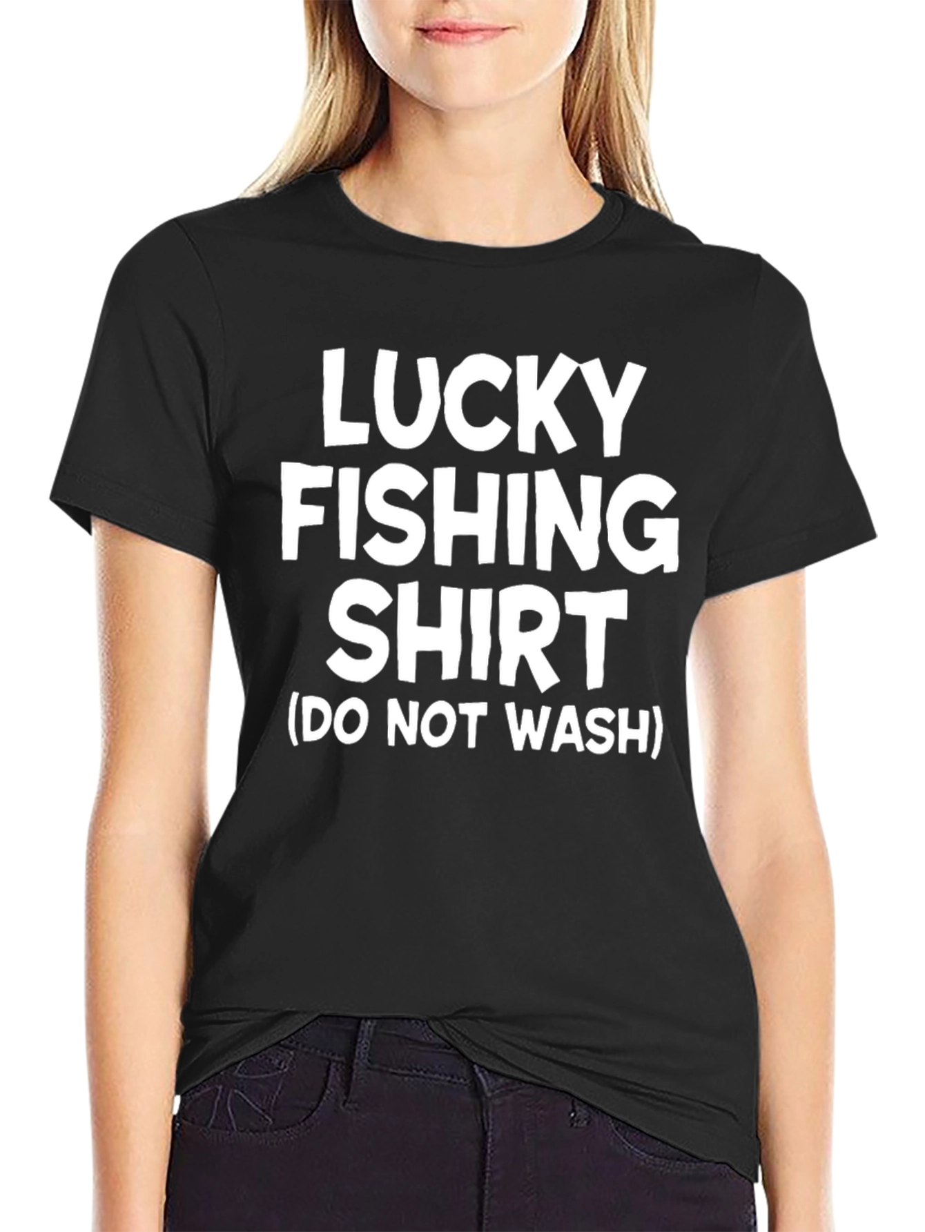 Lucky Fishing Shirt - Humor Graphic Tee