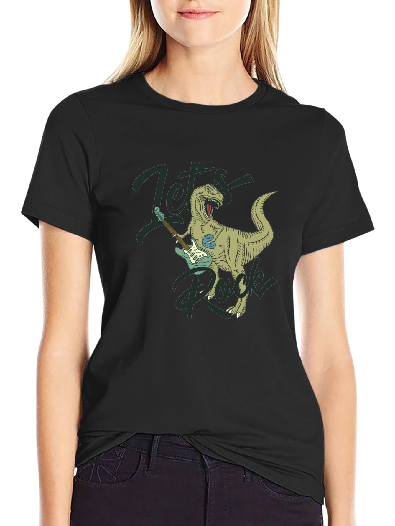 Lets Rock T-Rex Graphic Tee