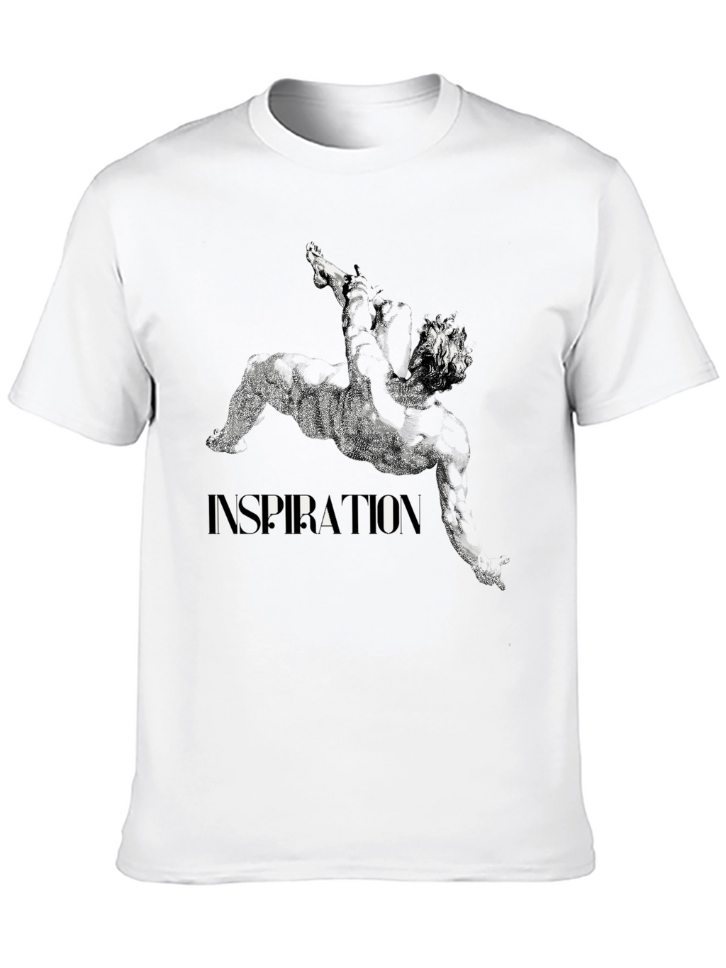 Inspiration Graphic Print Black T-Shirt