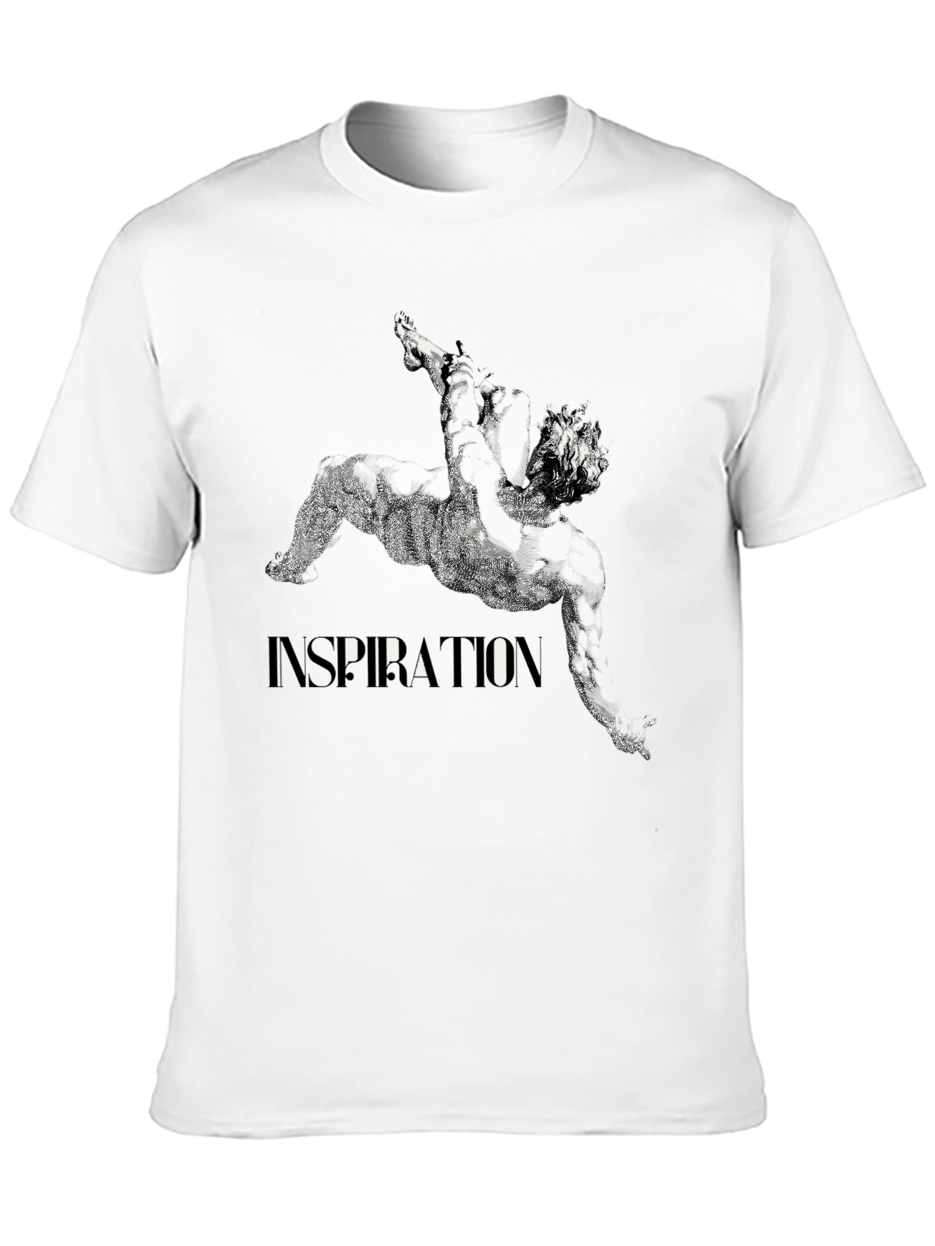 Inspiration Graphic Print Black T-Shirt