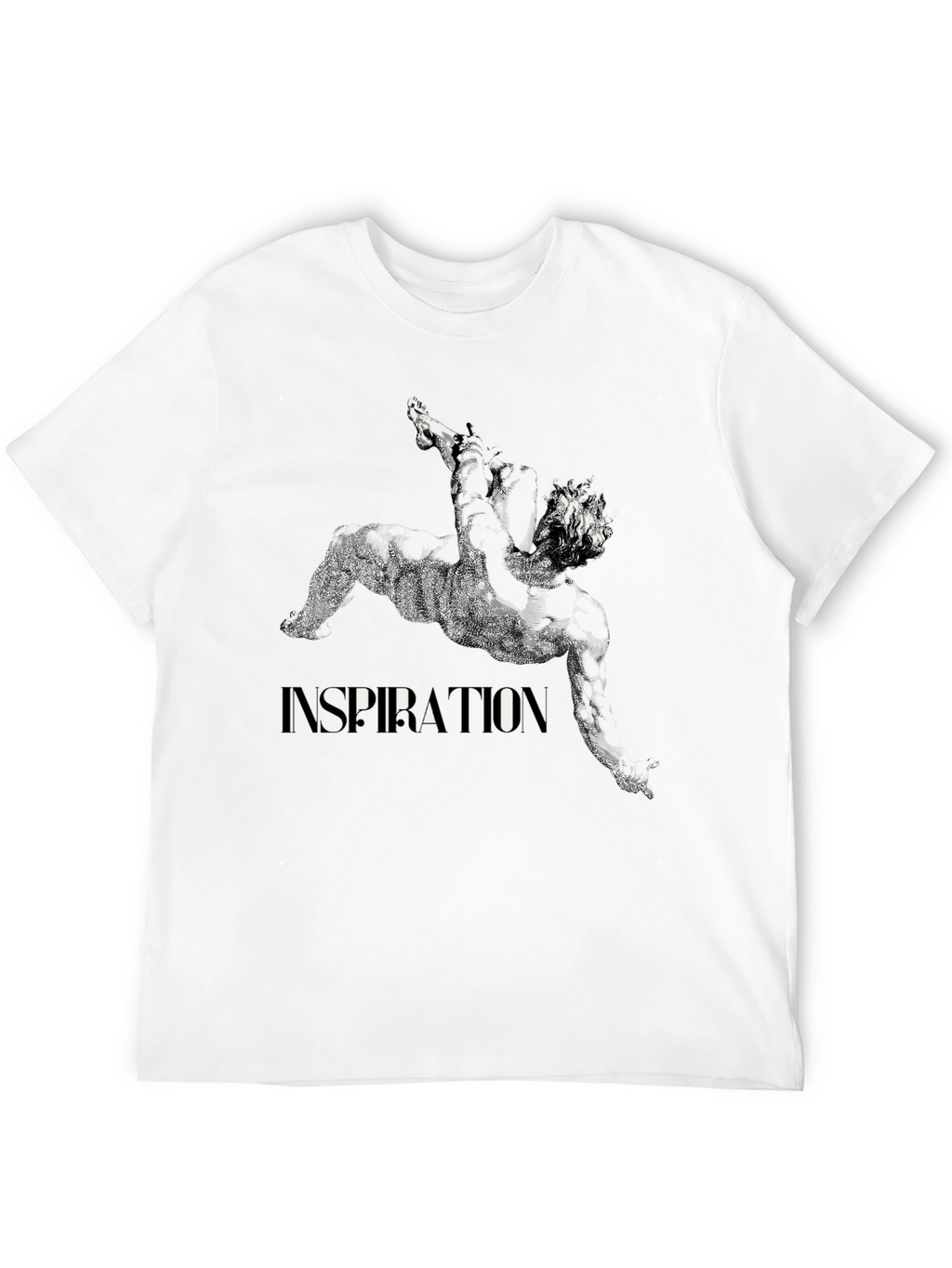 Inspiration Graphic Print Black T-Shirt