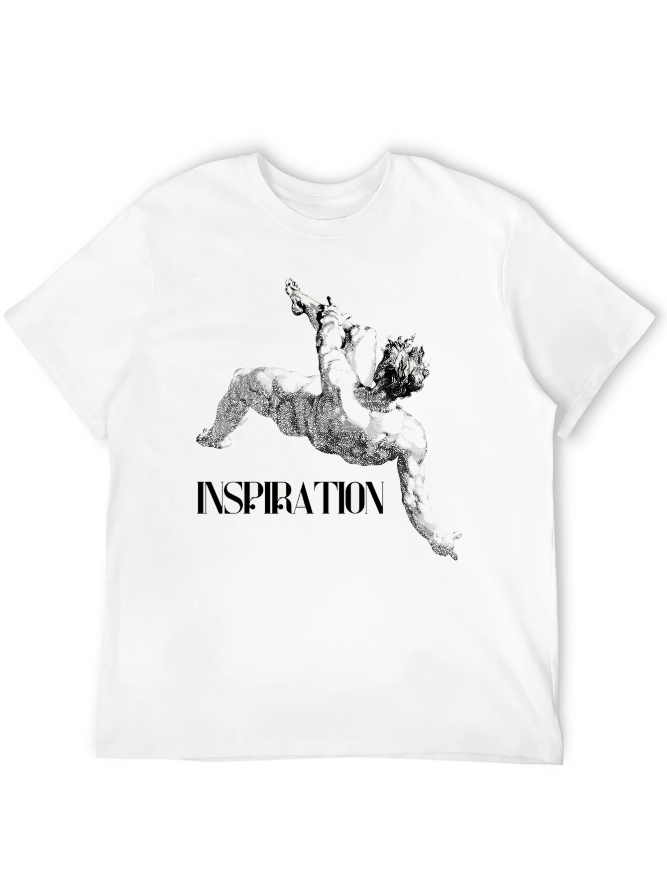 Inspiration Graphic Print Black T-Shirt