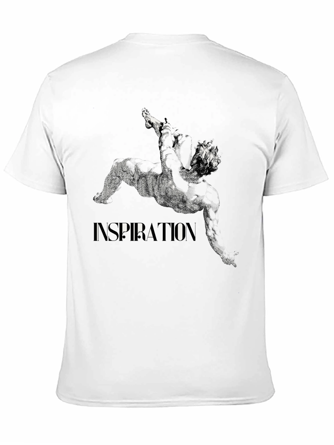 Inspiration Graphic Print Black T-Shirt