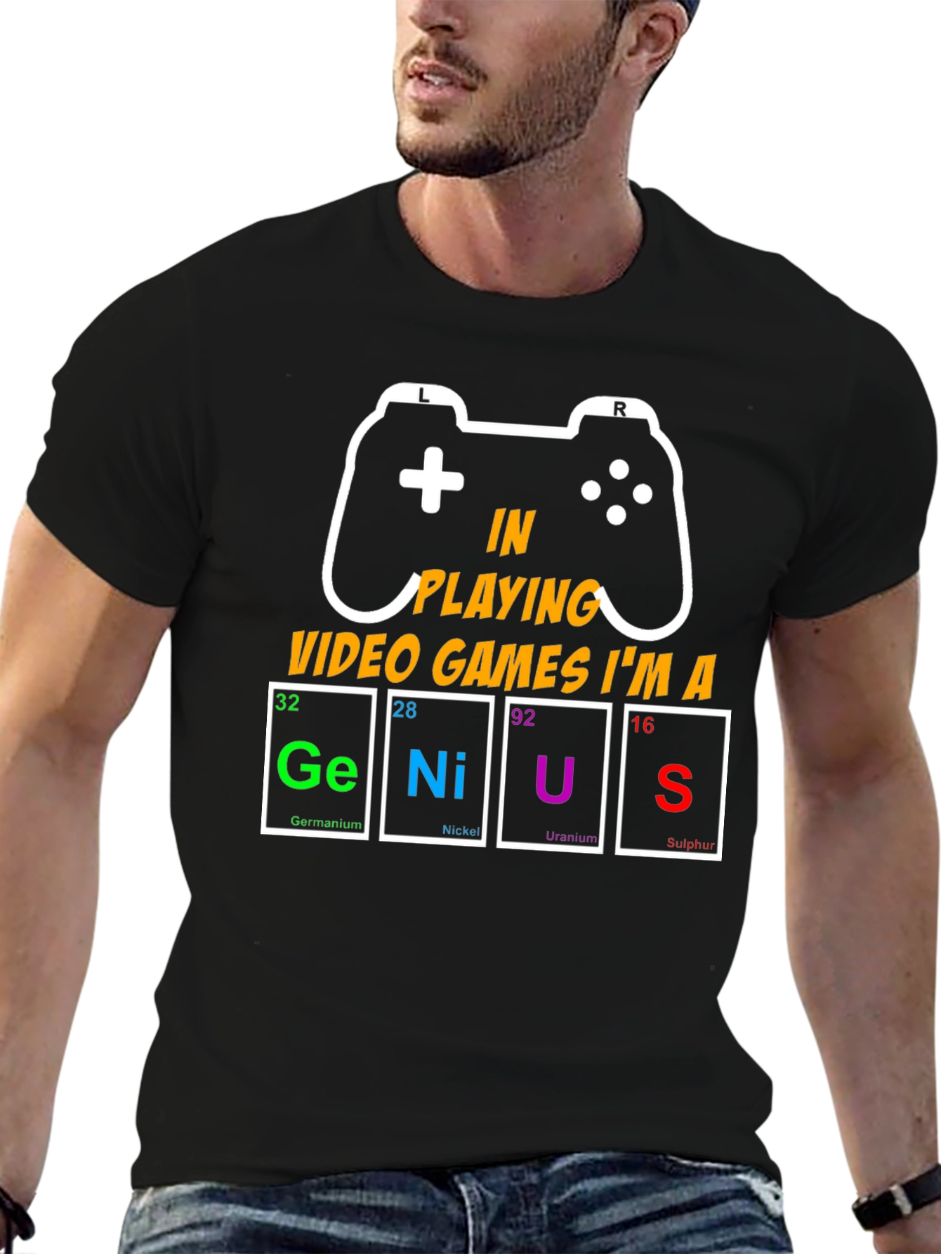 Gamer Genius T-Shirt - Video Game Apparel
