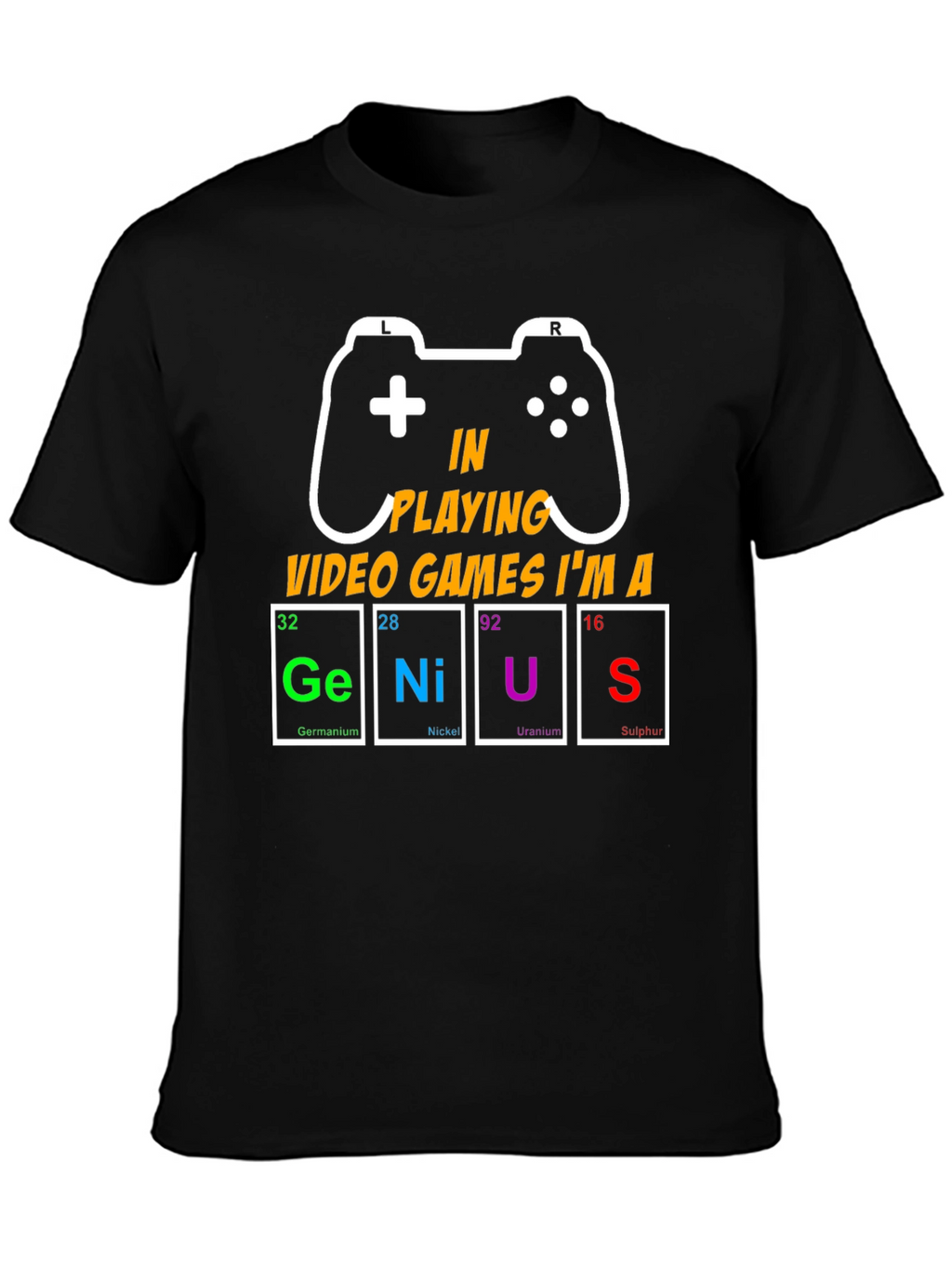 Gamer Genius T-Shirt - Video Game Apparel