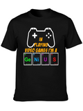 Gamer Genius T-Shirt - Video Game Apparel