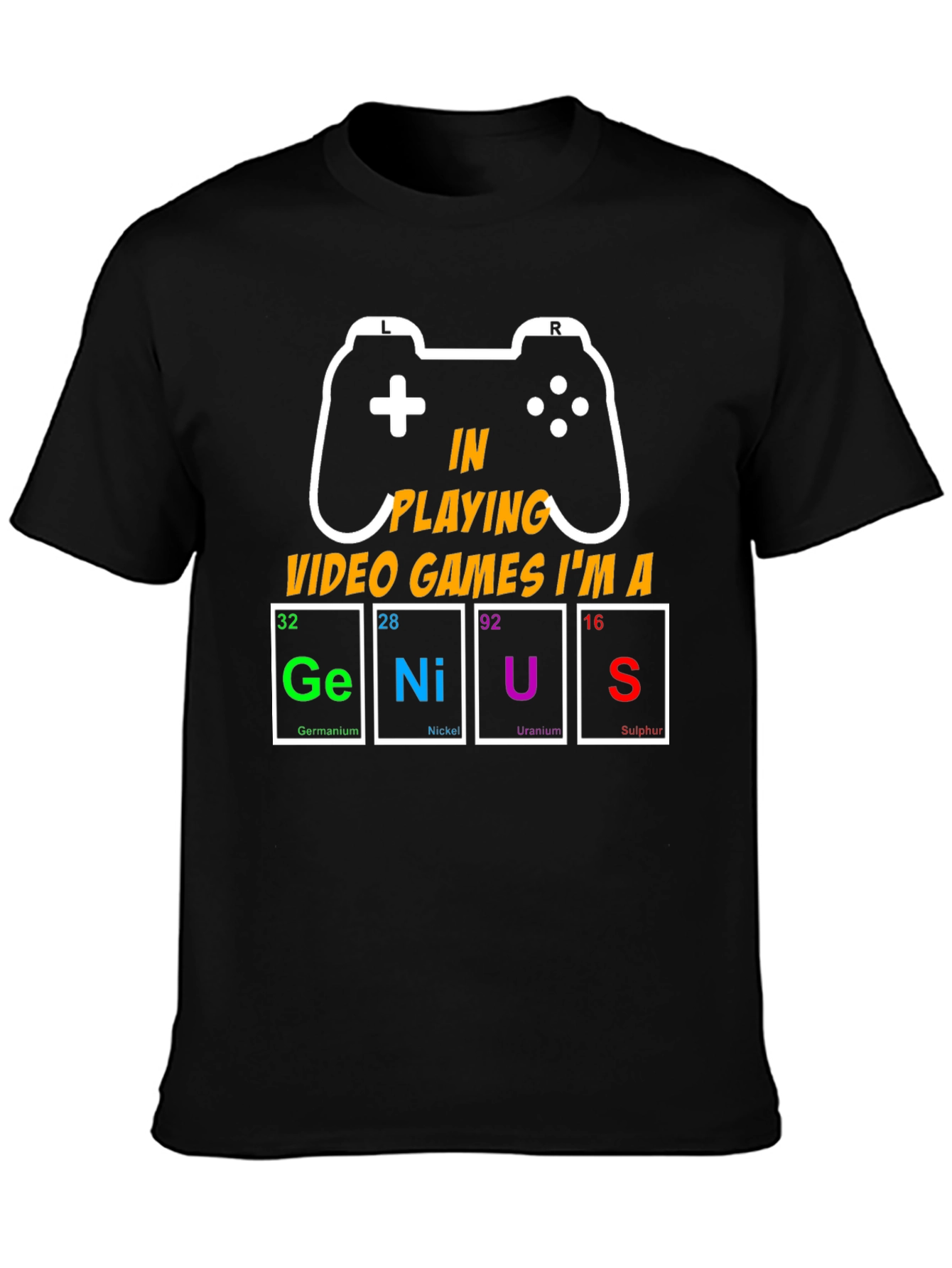 Gamer Genius T-Shirt - Video Game Apparel