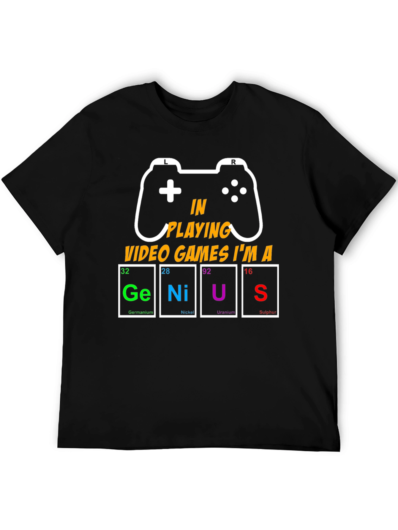 Gamer Genius T-Shirt - Video Game Apparel