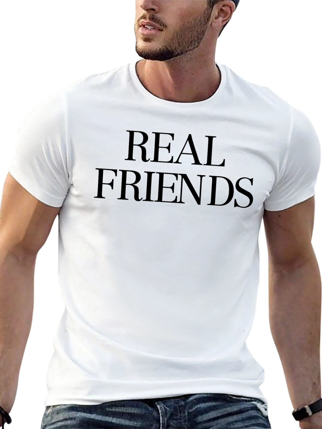 Real Friends Graphic Tee - Unisex Soft Cotton T-Shirt