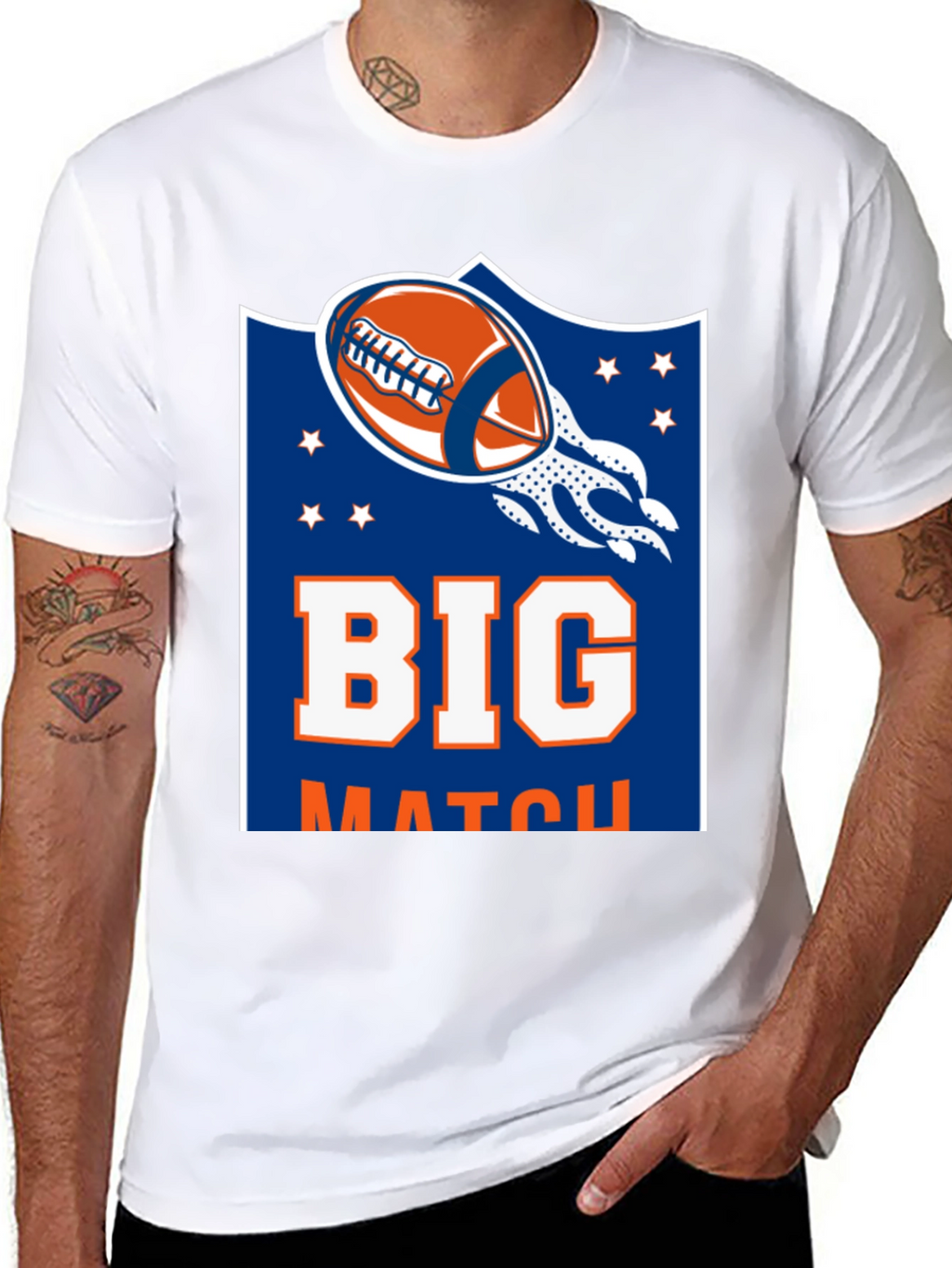 Big Match Football Graphic T-Shirt