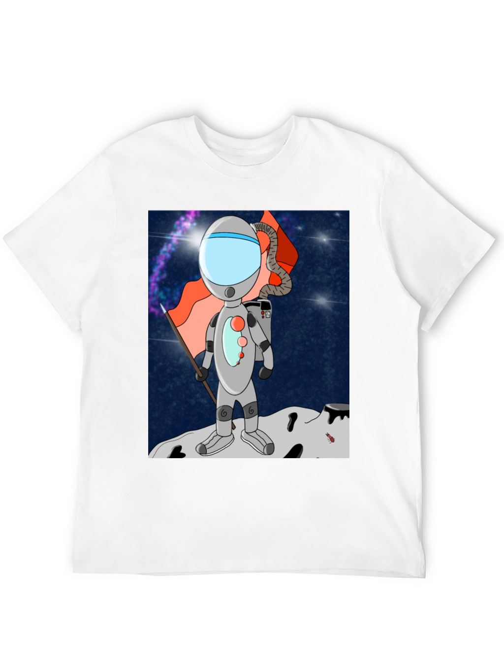 Astronaut Cartoon Graphic Tee