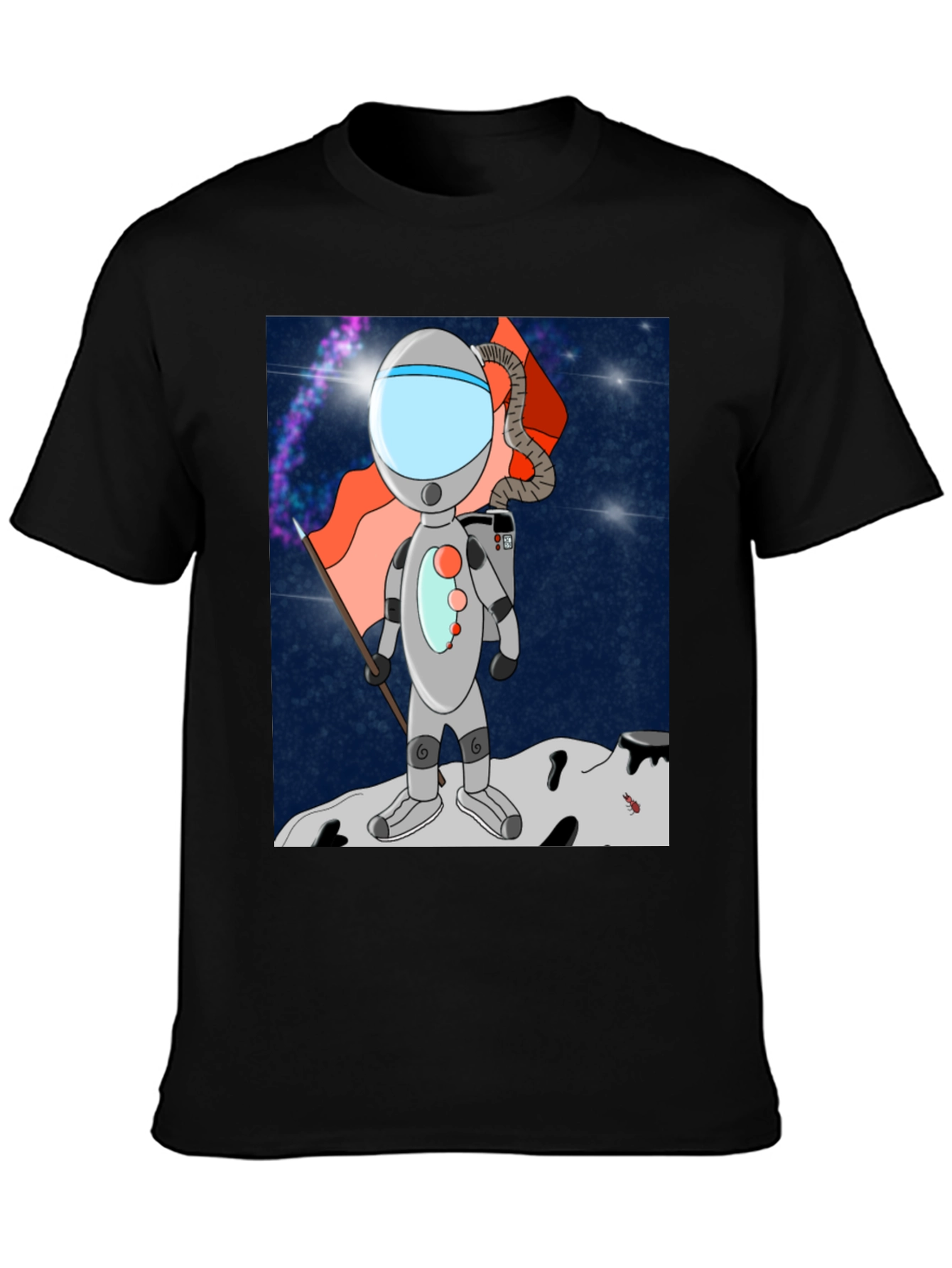 Astronaut Cartoon Graphic Tee