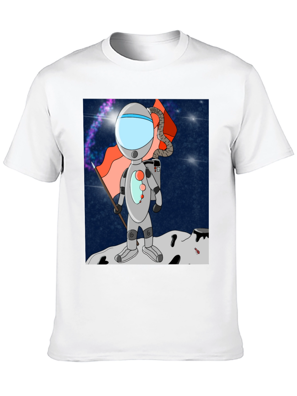 Astronaut Cartoon Graphic Tee