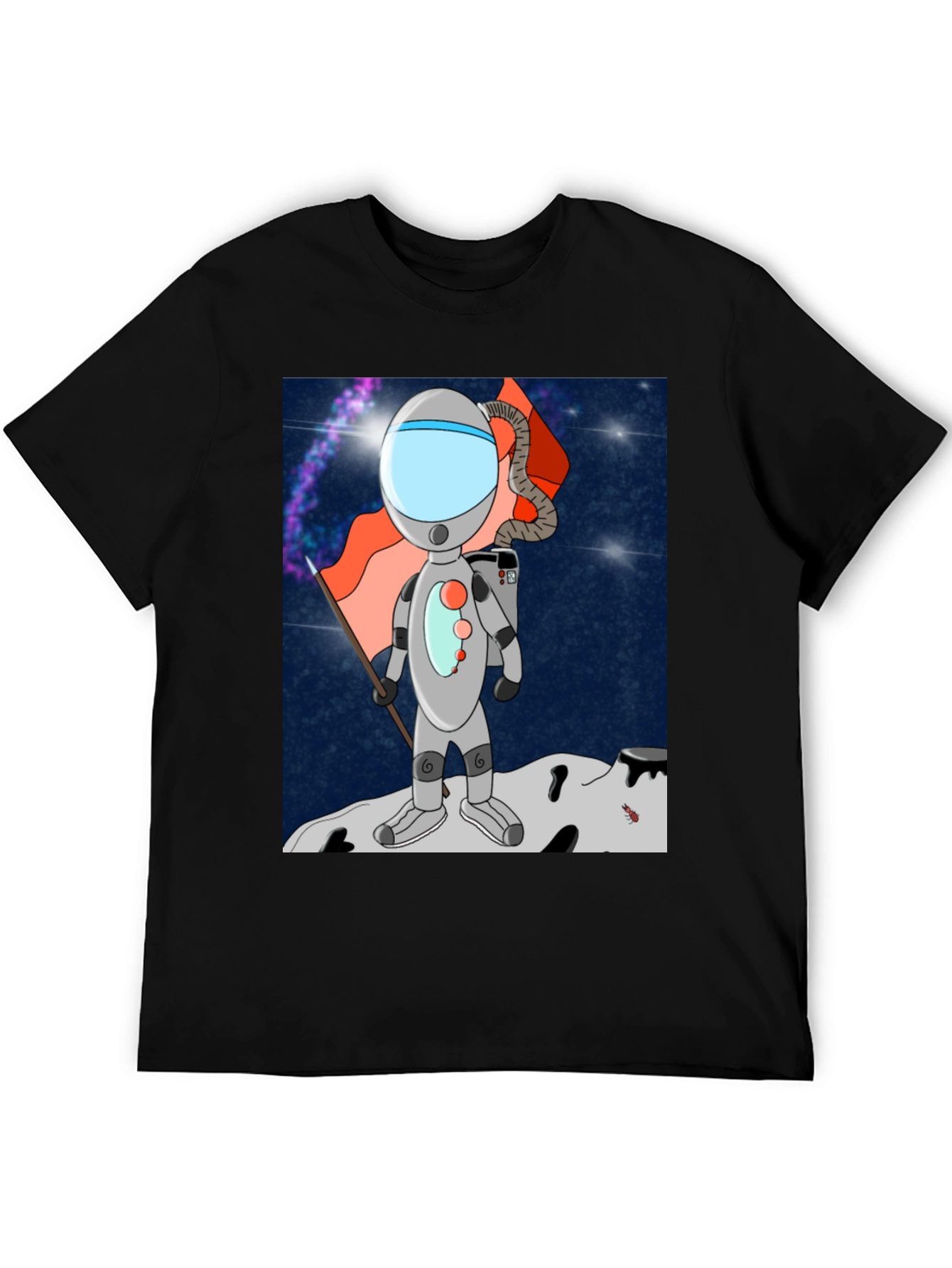 Astronaut Cartoon Graphic Tee