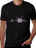 Drum Heartbeat Graphic Tee