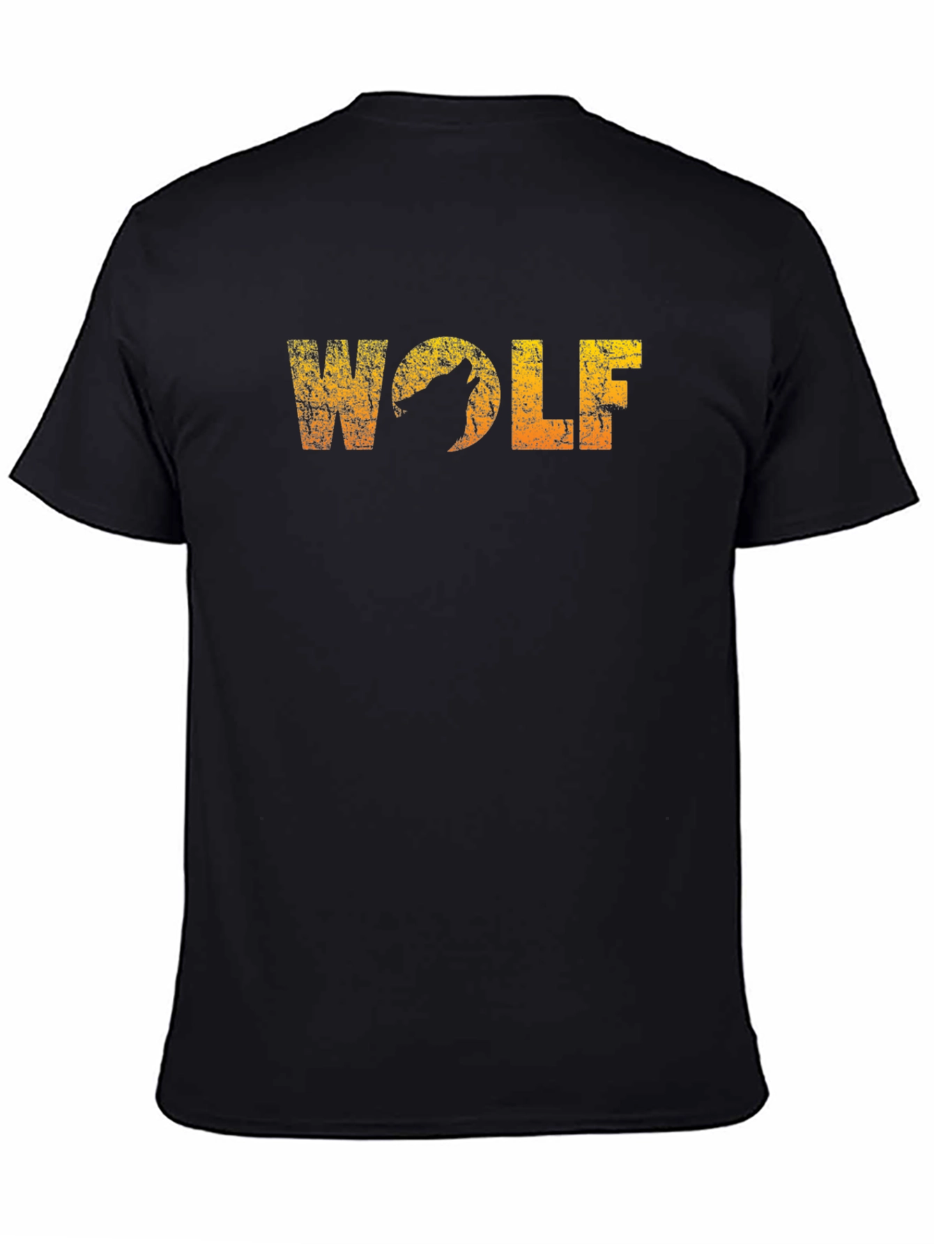 Wolf Graphic Black T-Shirt