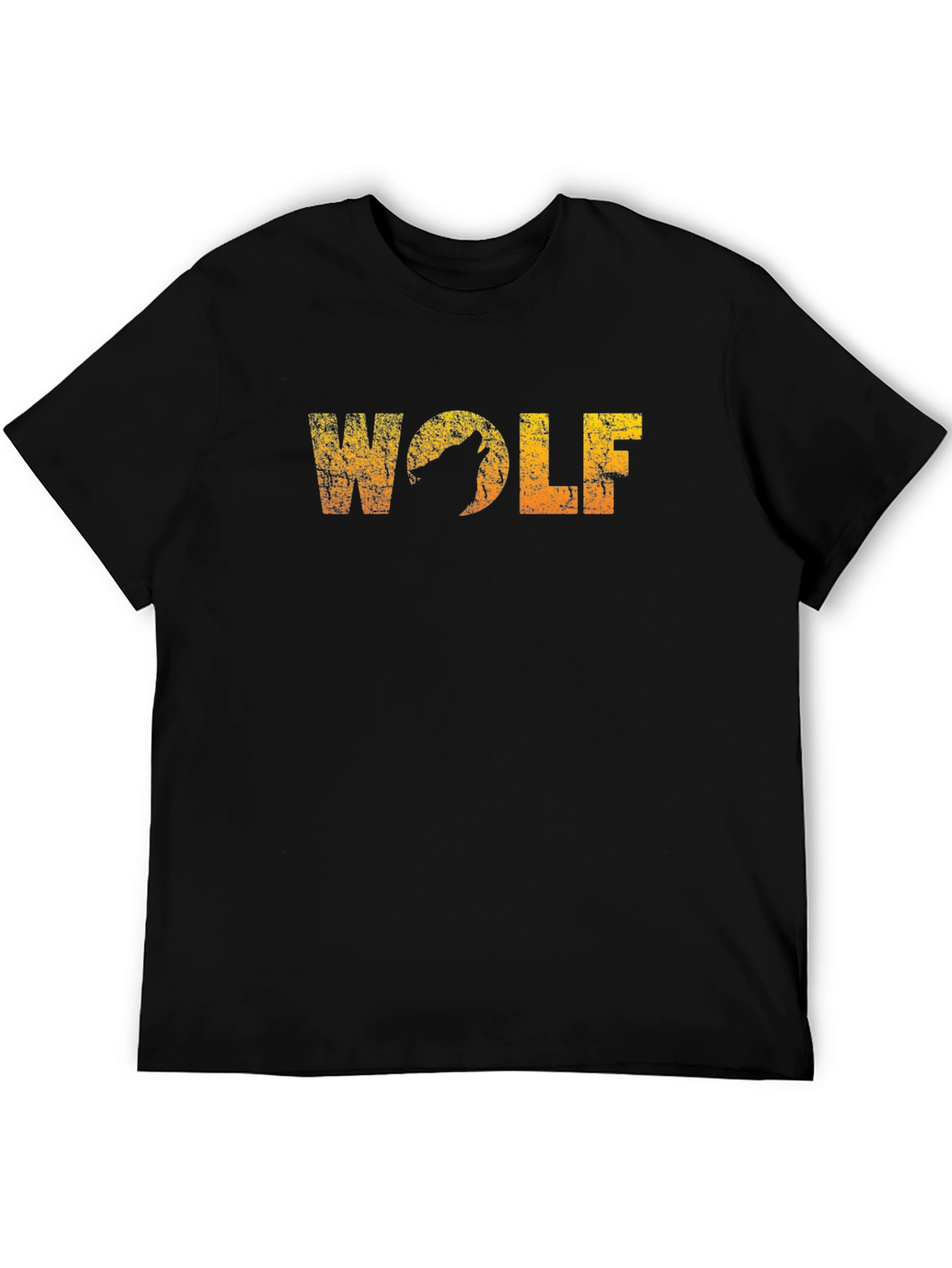 Wolf Graphic Black T-Shirt
