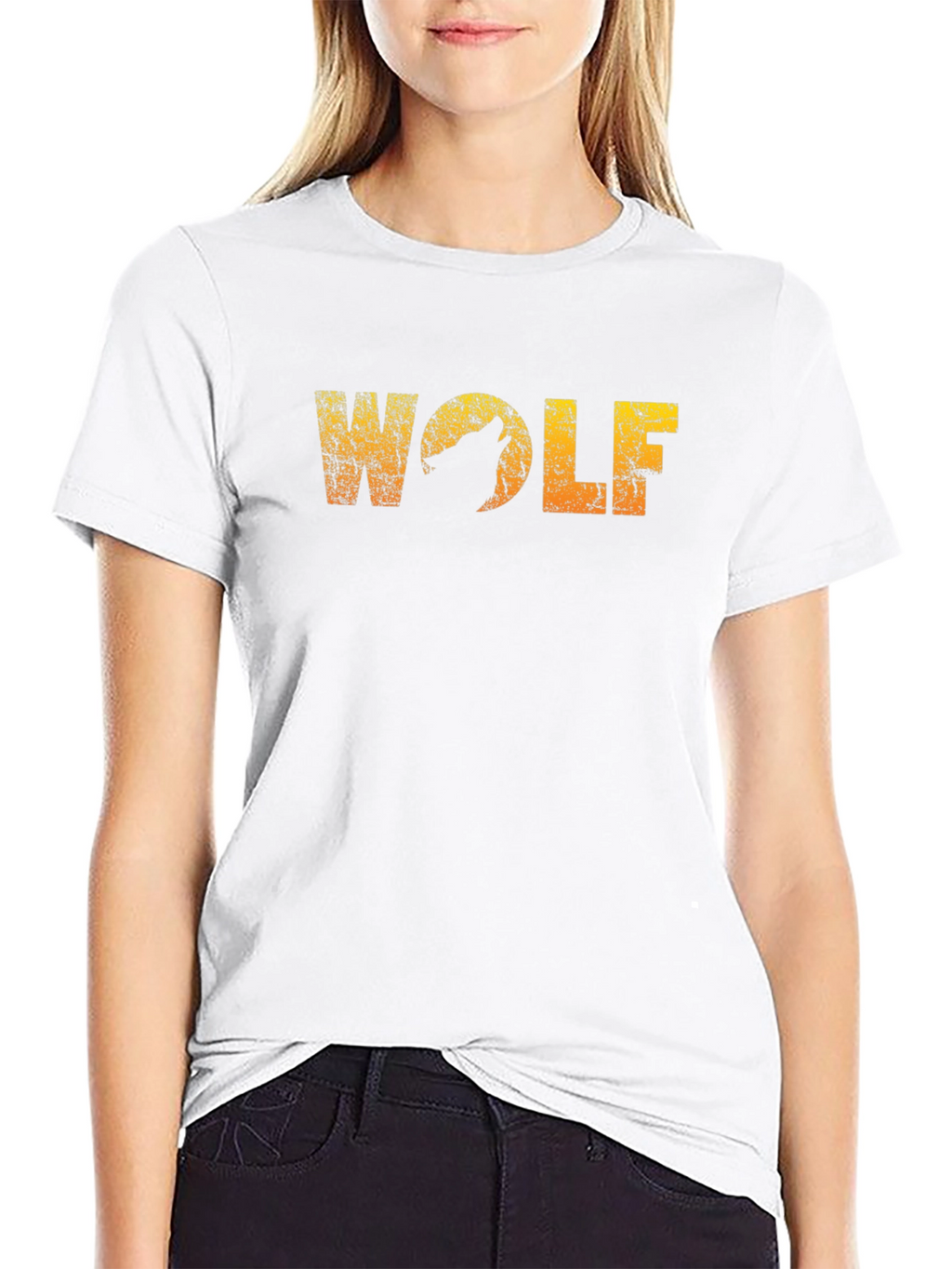 Wolf Graphic Black T-Shirt