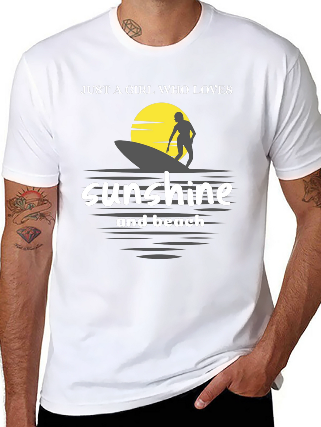 Sunshine & Beach Surf T-Shirt